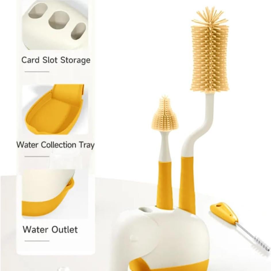 Juego de Cepillos de Limpieza de Botellas Genérico 4 en 1