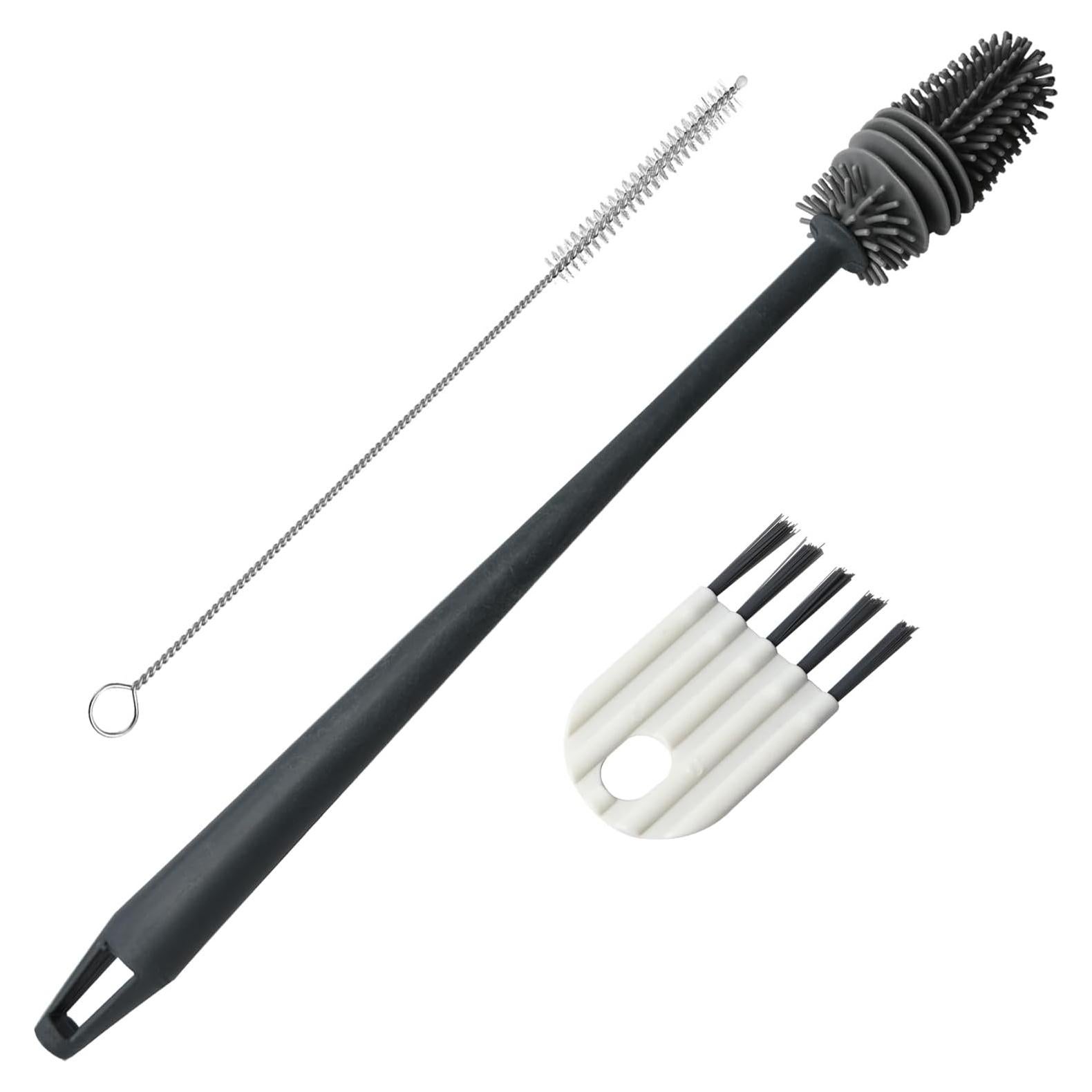 Juego de Cepillos de Limpieza de Botellas CICIWI 3 en 1 Gris