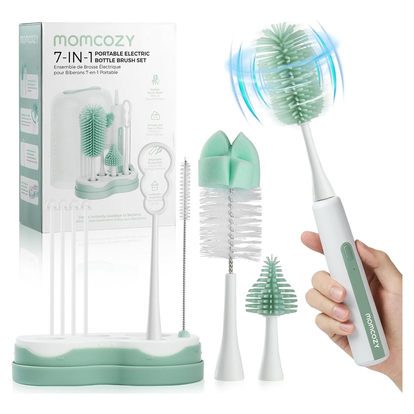 Kit de Cepillo Eléctrico 7 en 1 Momcozy - Limpieza y Mezclador