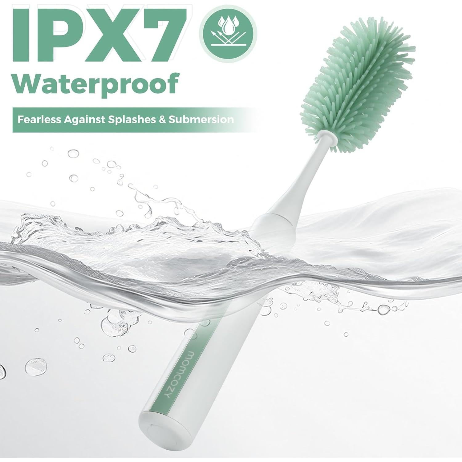 Kit de Cepillo Eléctrico 7 en 1 Momcozy - Limpieza y Mezclador