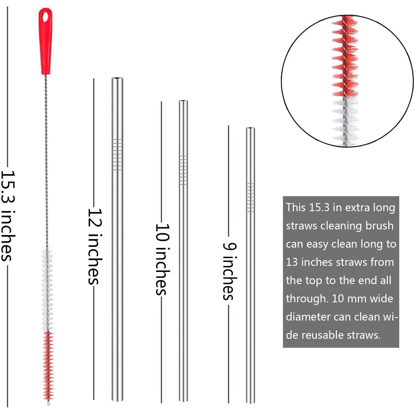 Set de Limpiadores de Botellas ALINK - 8 Piezas, 43 cm