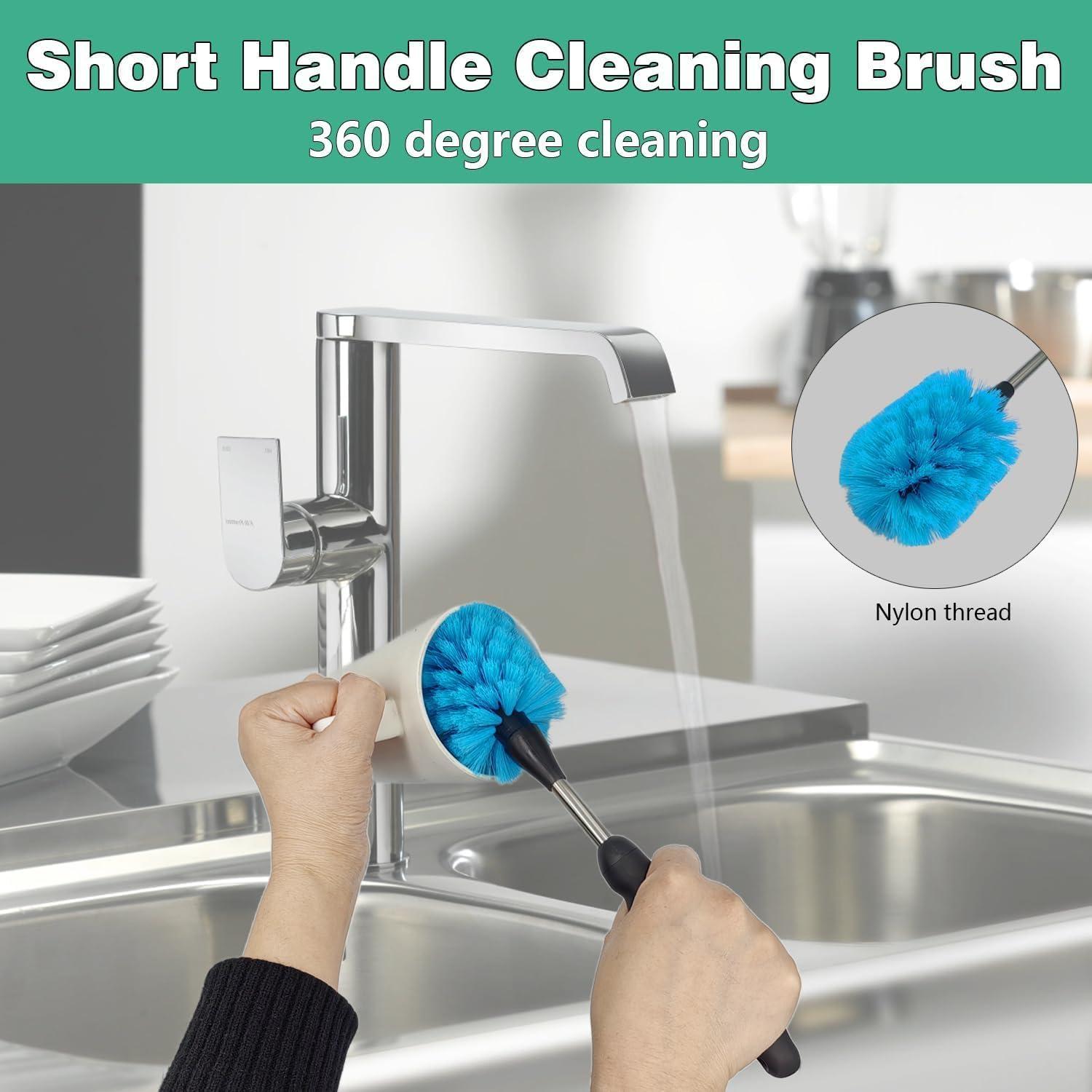 Juego de limpieza de botellas XENNRY con cepillos ergonómicos