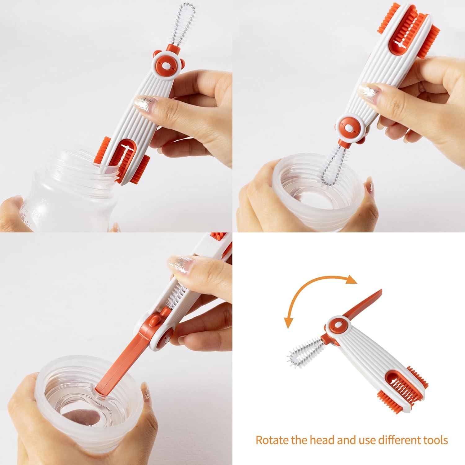 Juego de cepillos de limpieza 3 en 1 Chemimoso - 4 piezas