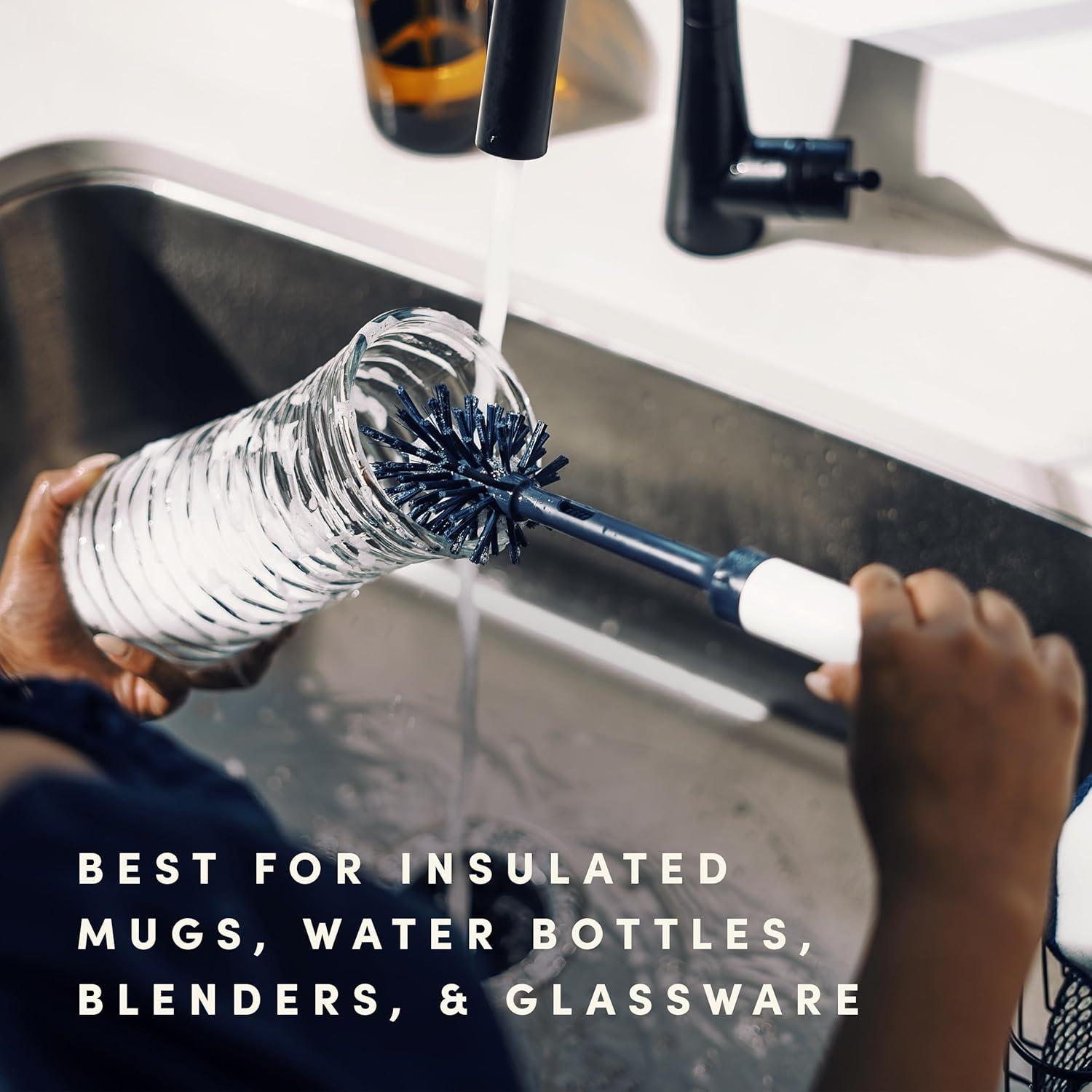 Set de Cepillos 2 en 1 Scotch-Brite BRiTE para Botellas y Popotes