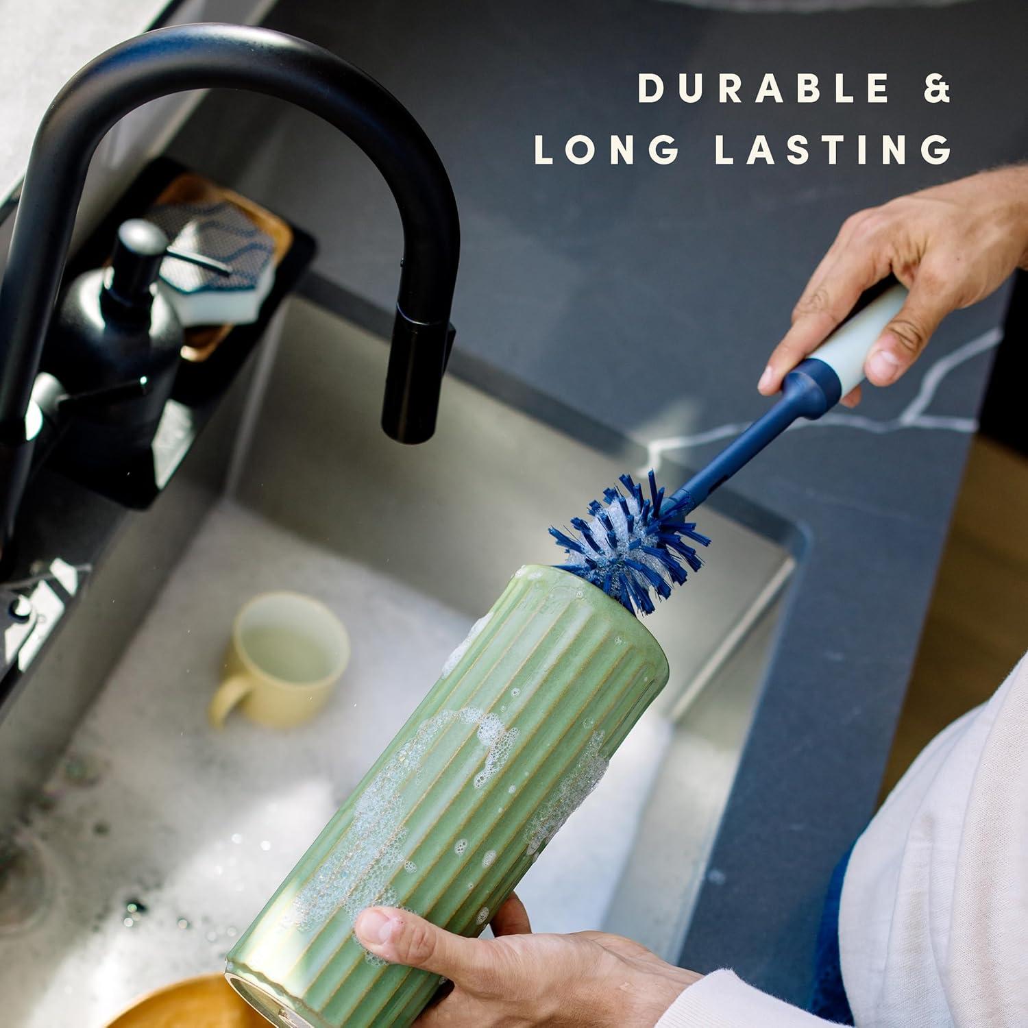 Set de Cepillos 2 en 1 Scotch-Brite BRiTE para Botellas y Popotes