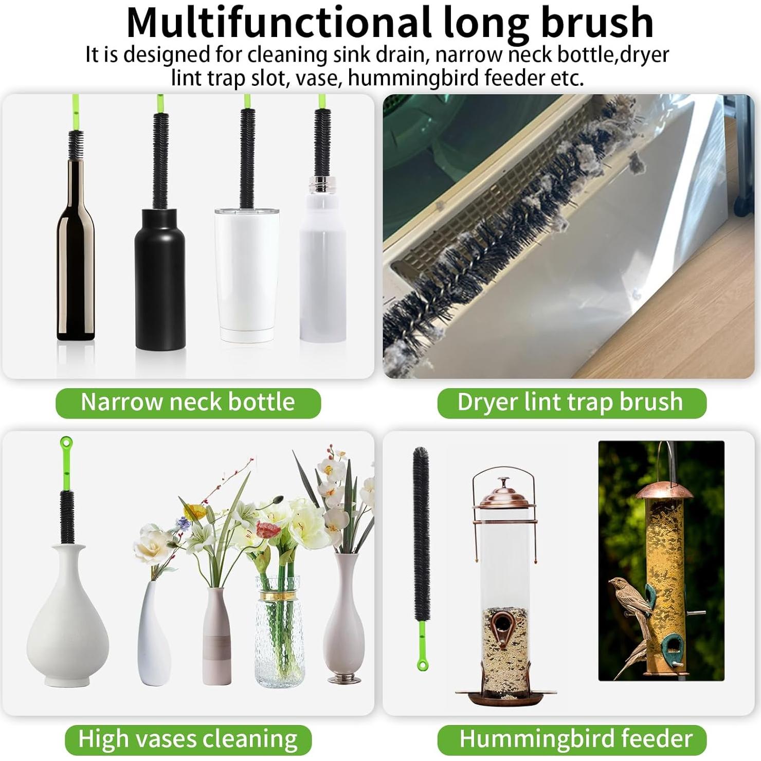 Cepillo Limpiador de Desagüe Dokpod 43 cm Multifuncional