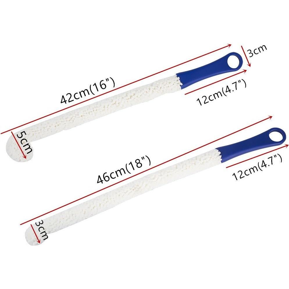 Cepillo de Limpieza de Botellas LJDJ - Juego de 2 Piezas 42 y 46 cm