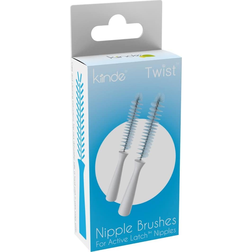 Conjunto de Cepillos de Limpieza Kiinde para Tetinas - 2 Piezas