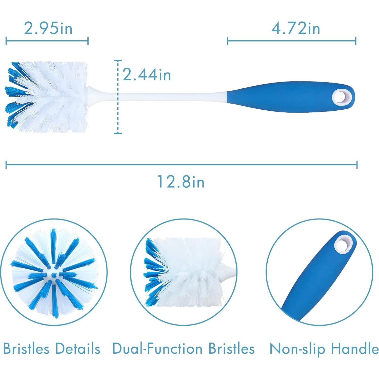 Cepillos de Limpieza para Botellas PHYEX - 2 Unidades Nylon
