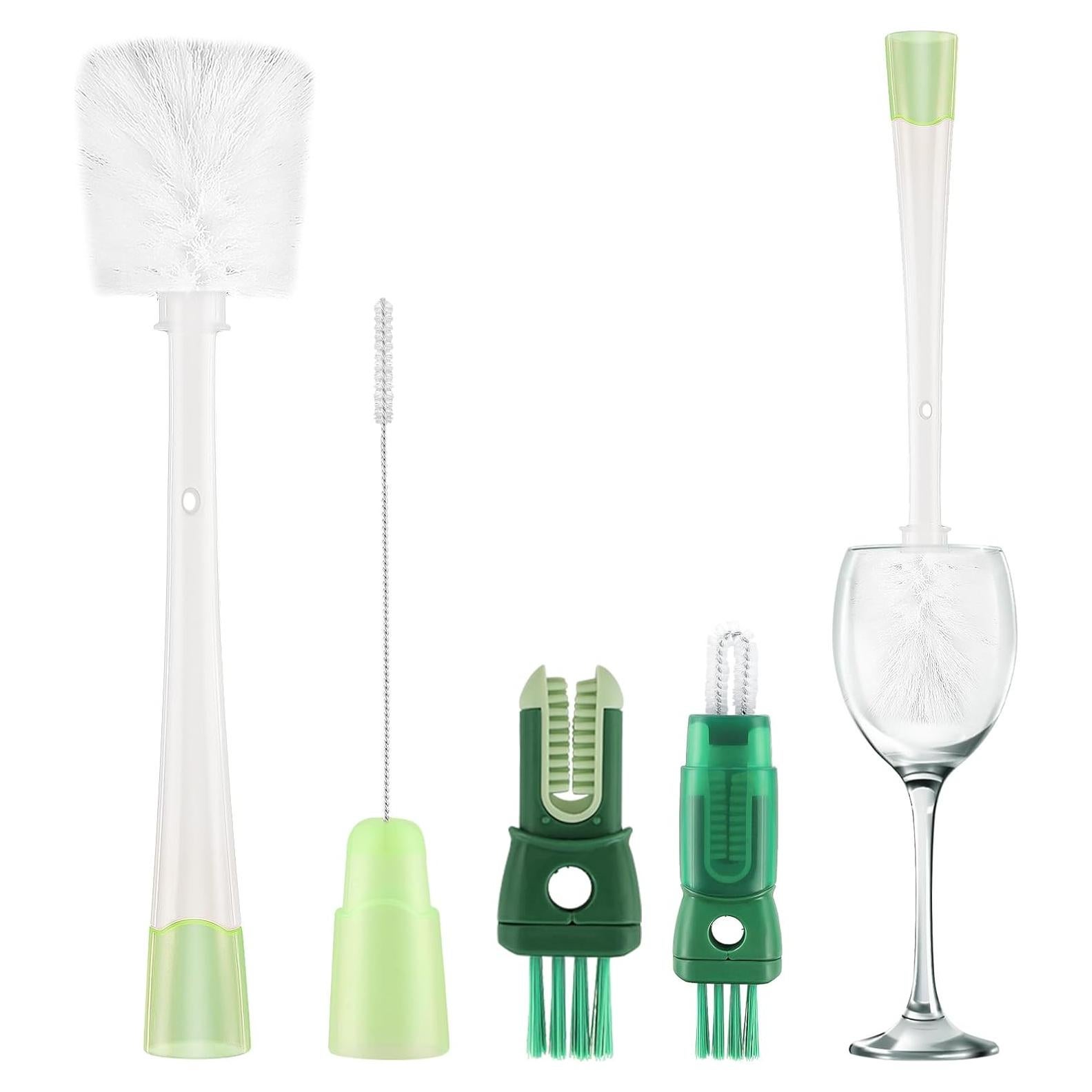 Cepillo 5 en 1 GDFPLXW para Botellas y Tazas - Limpieza Eficaz