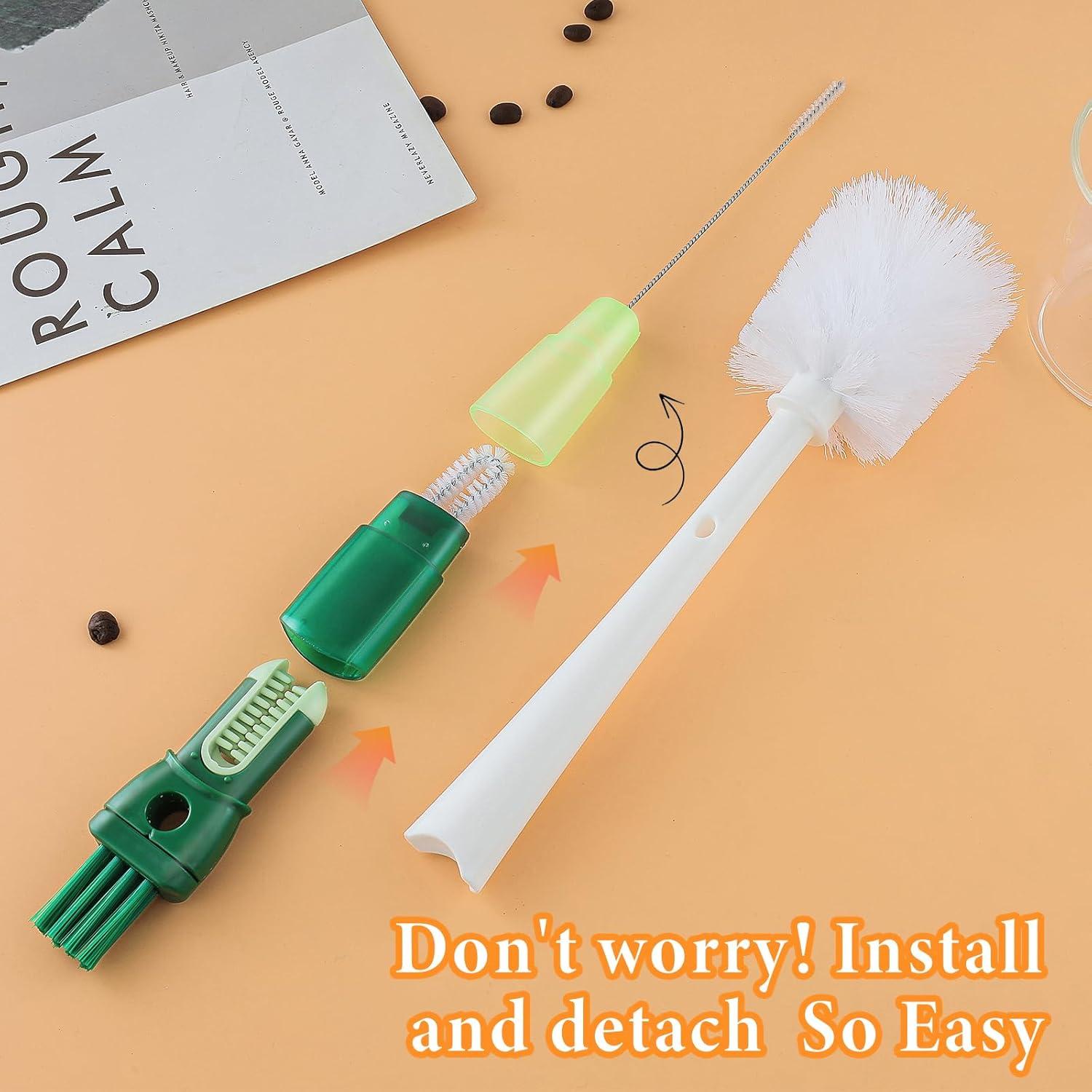 Cepillo 5 en 1 GDFPLXW para Botellas y Tazas - Limpieza Eficaz