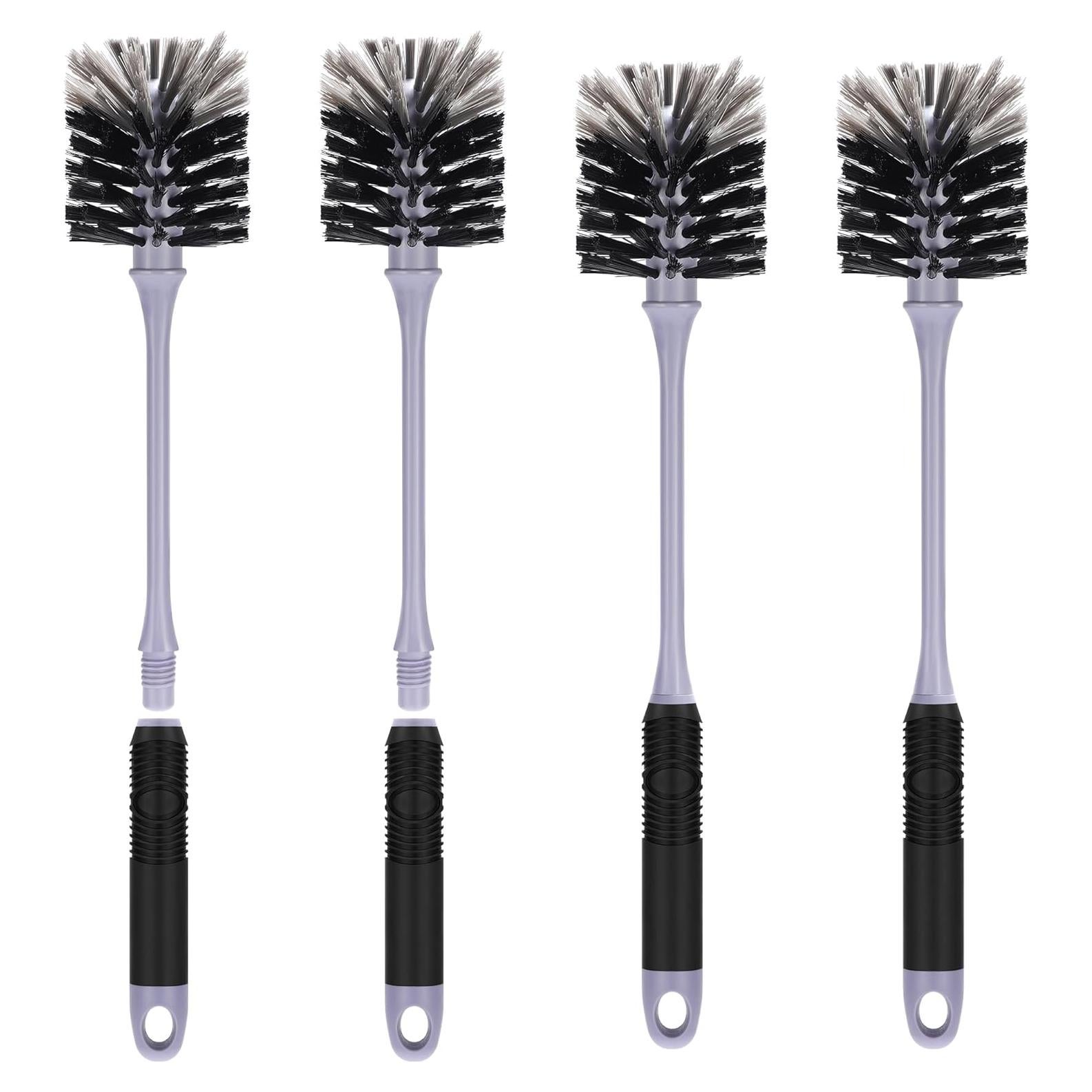 Cepillo para Botellas YeuDeuy con Mango Largo y Cerdas Duales