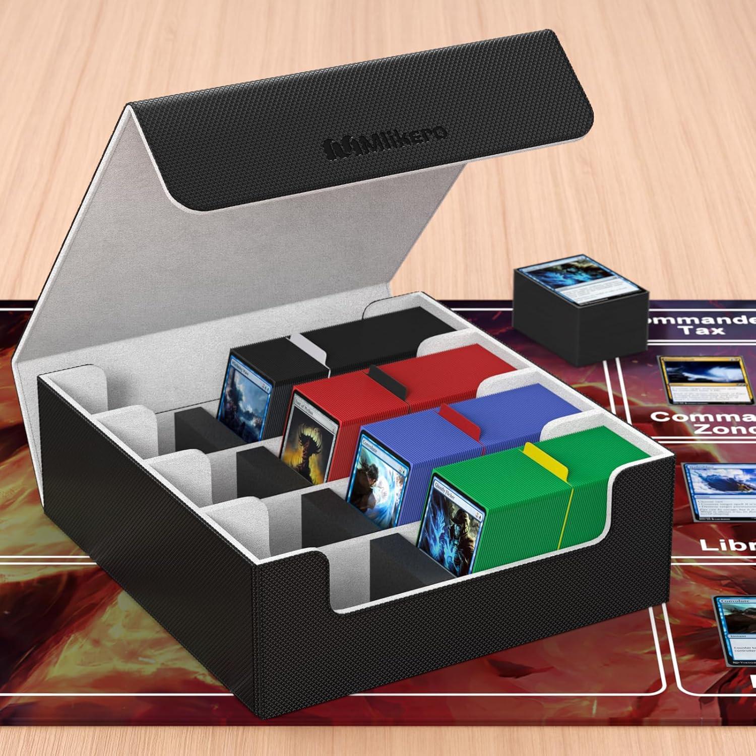 Caja de Cartas Mlikero 4 Filas Negra 2400+ Cartas