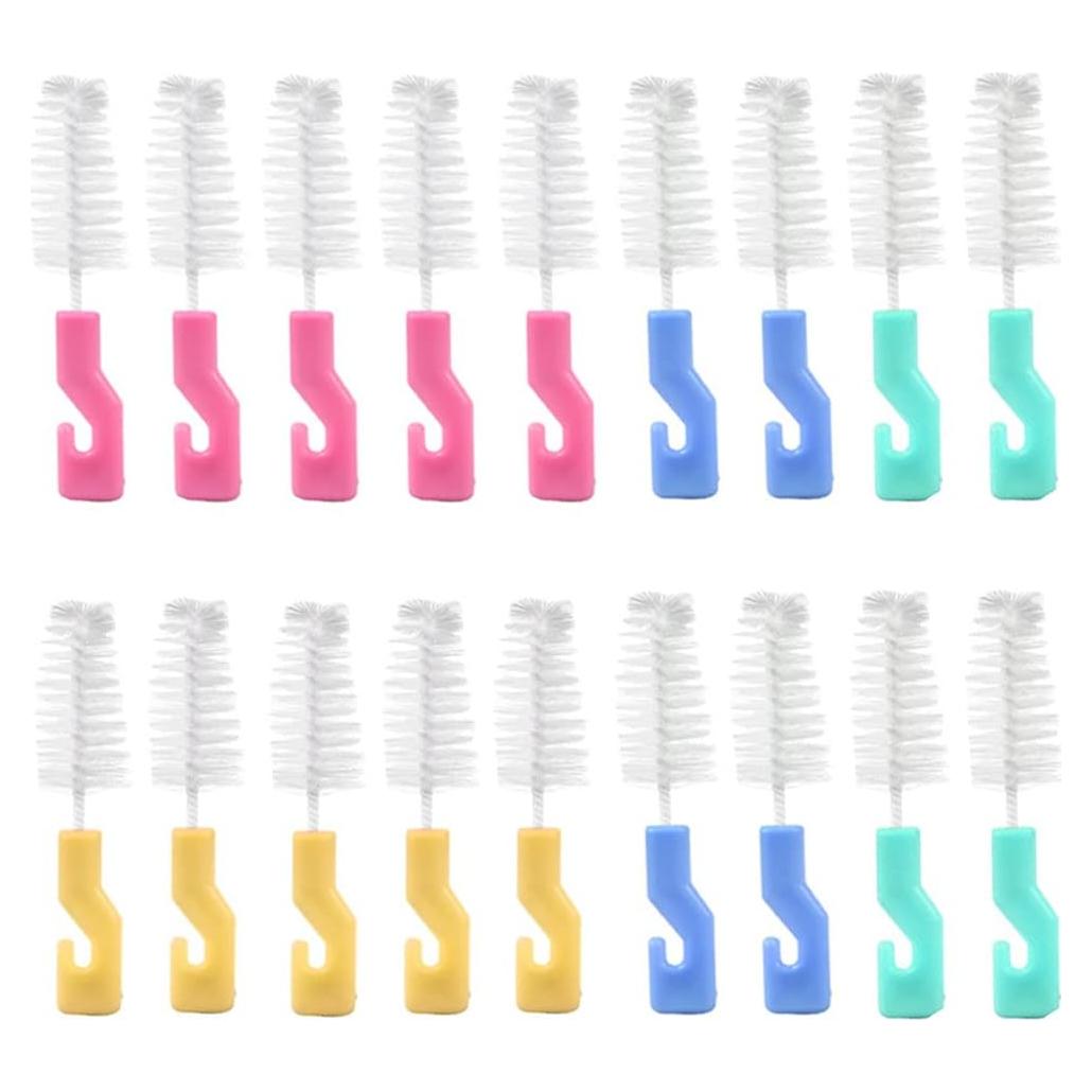 20 Cepillos Limpiadores de Botellas KuuGuu Nylon 12cm