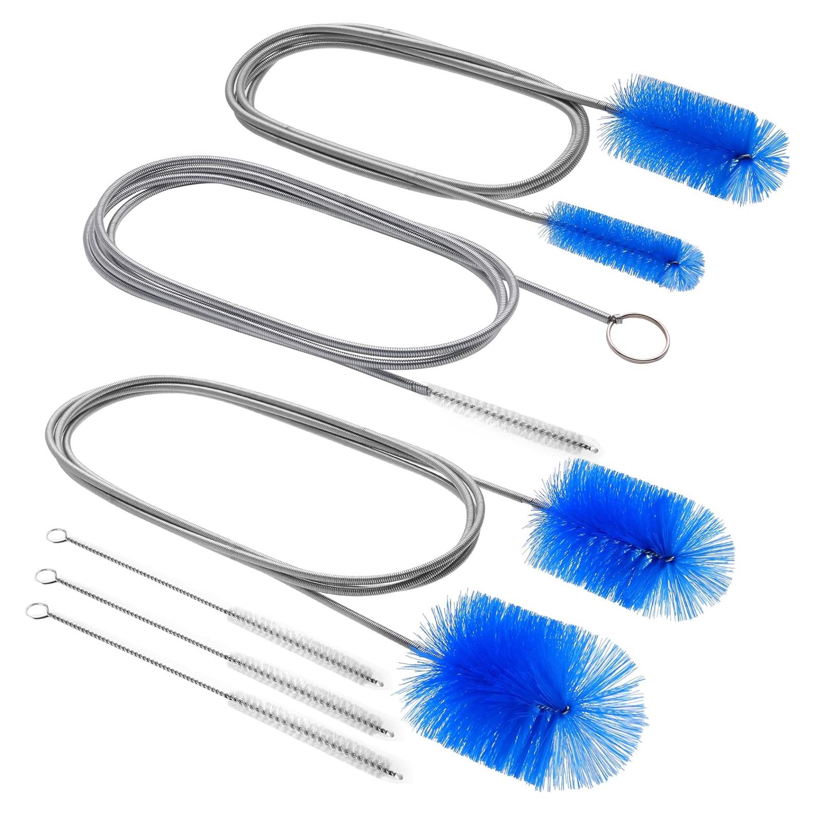 Juego de cepillos de limpieza de desagües AuraMeilon 6 piezas