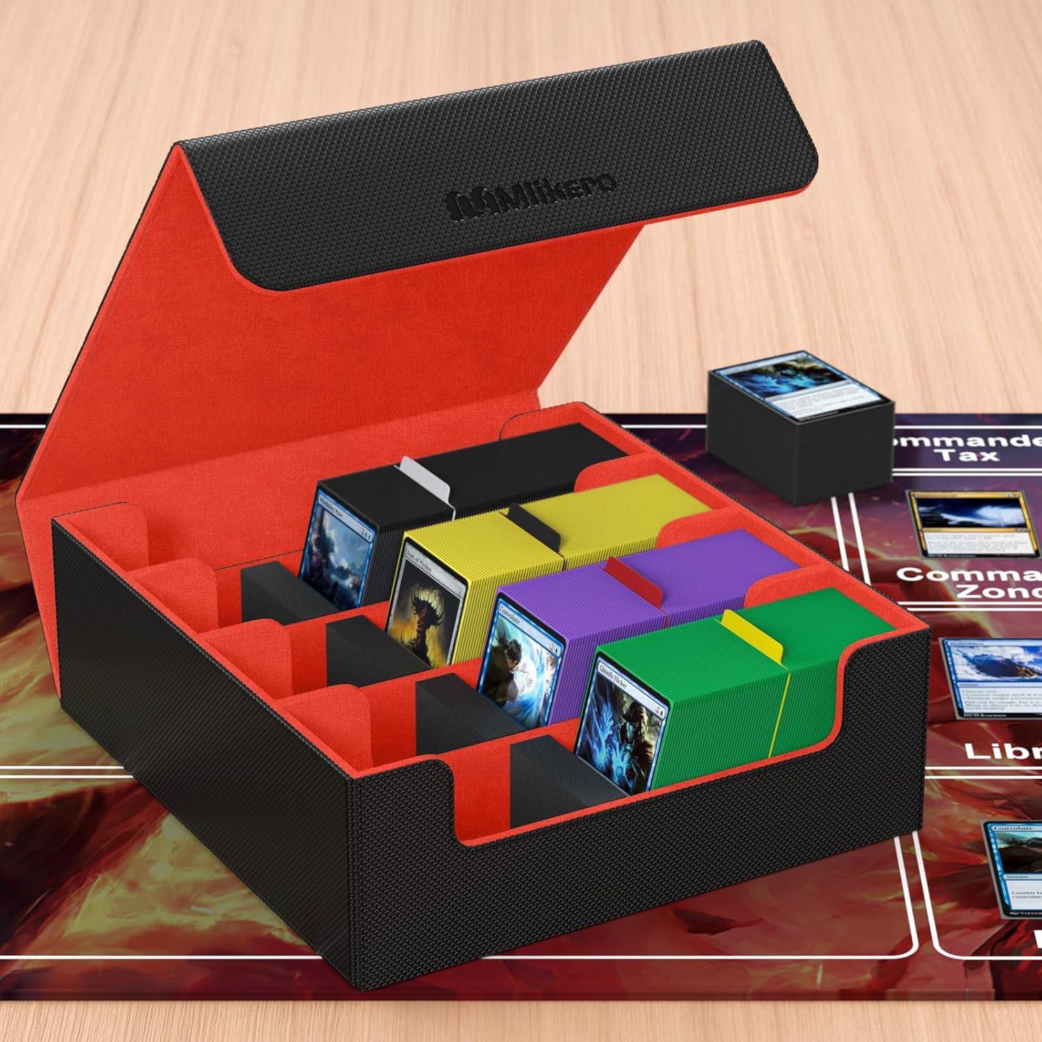 Caja de Cartas Mlikero 4 Filas 2400+ Cartas Impermeable