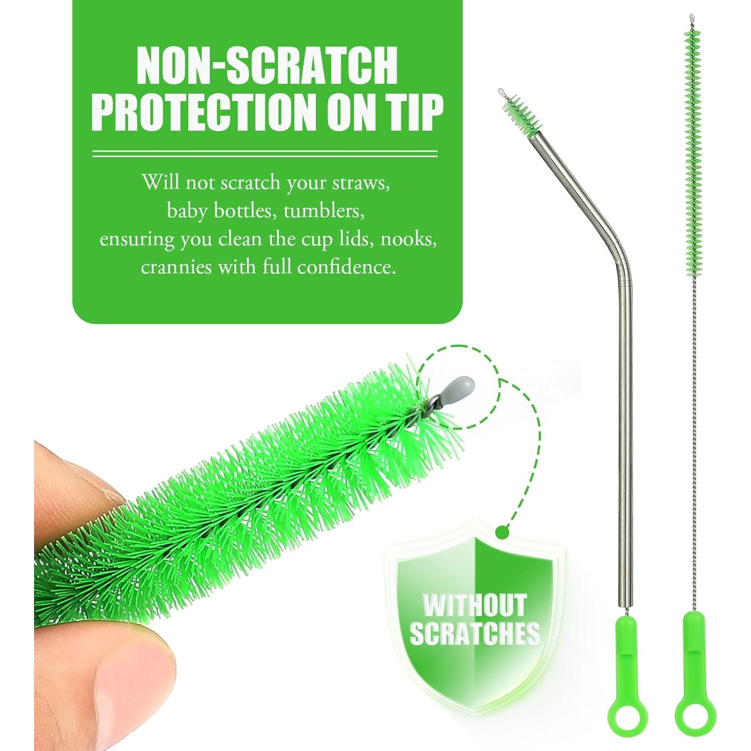 Juego de 10 Cepillos de Limpieza de Pajitas YZAHGDS 26.67 cm