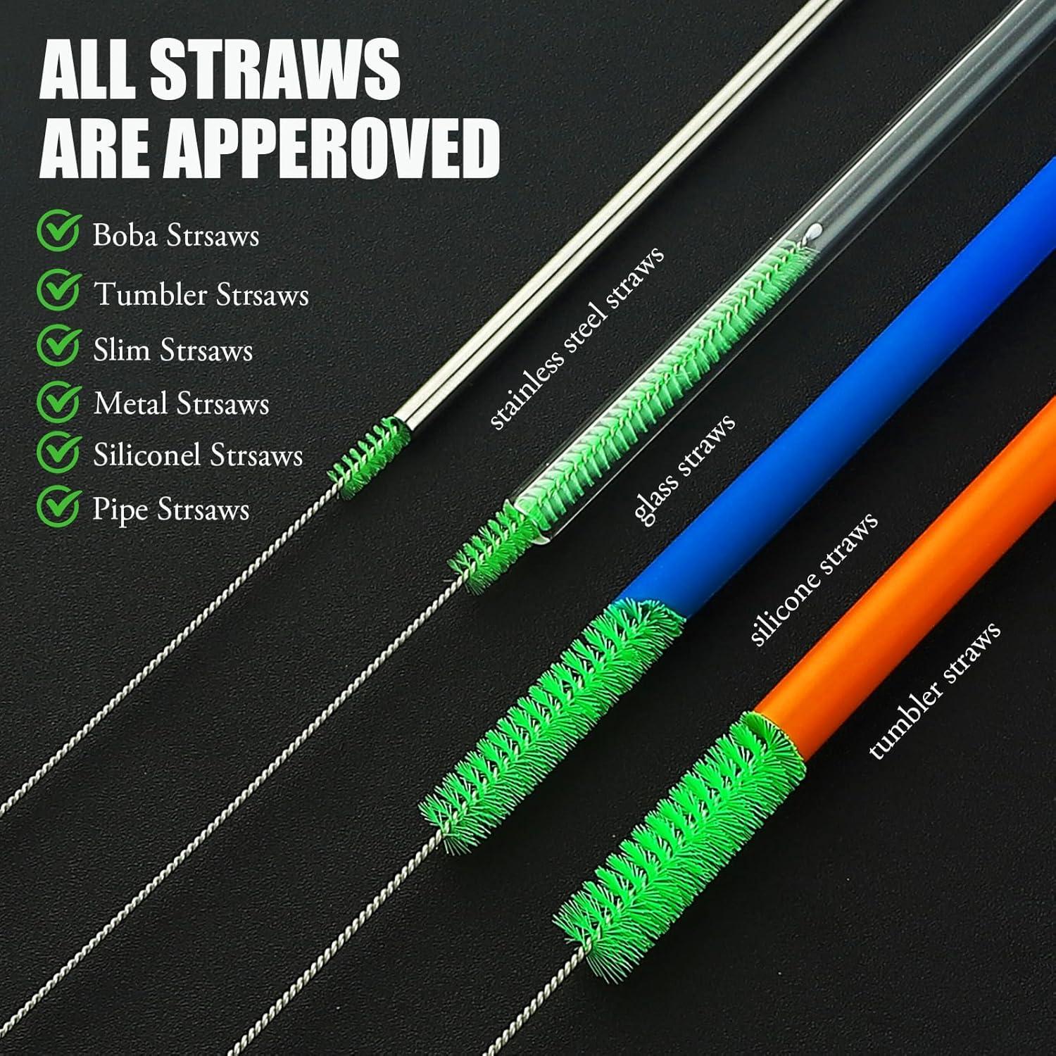 Juego de 10 Cepillos de Limpieza de Pajitas YZAHGDS 26.67 cm