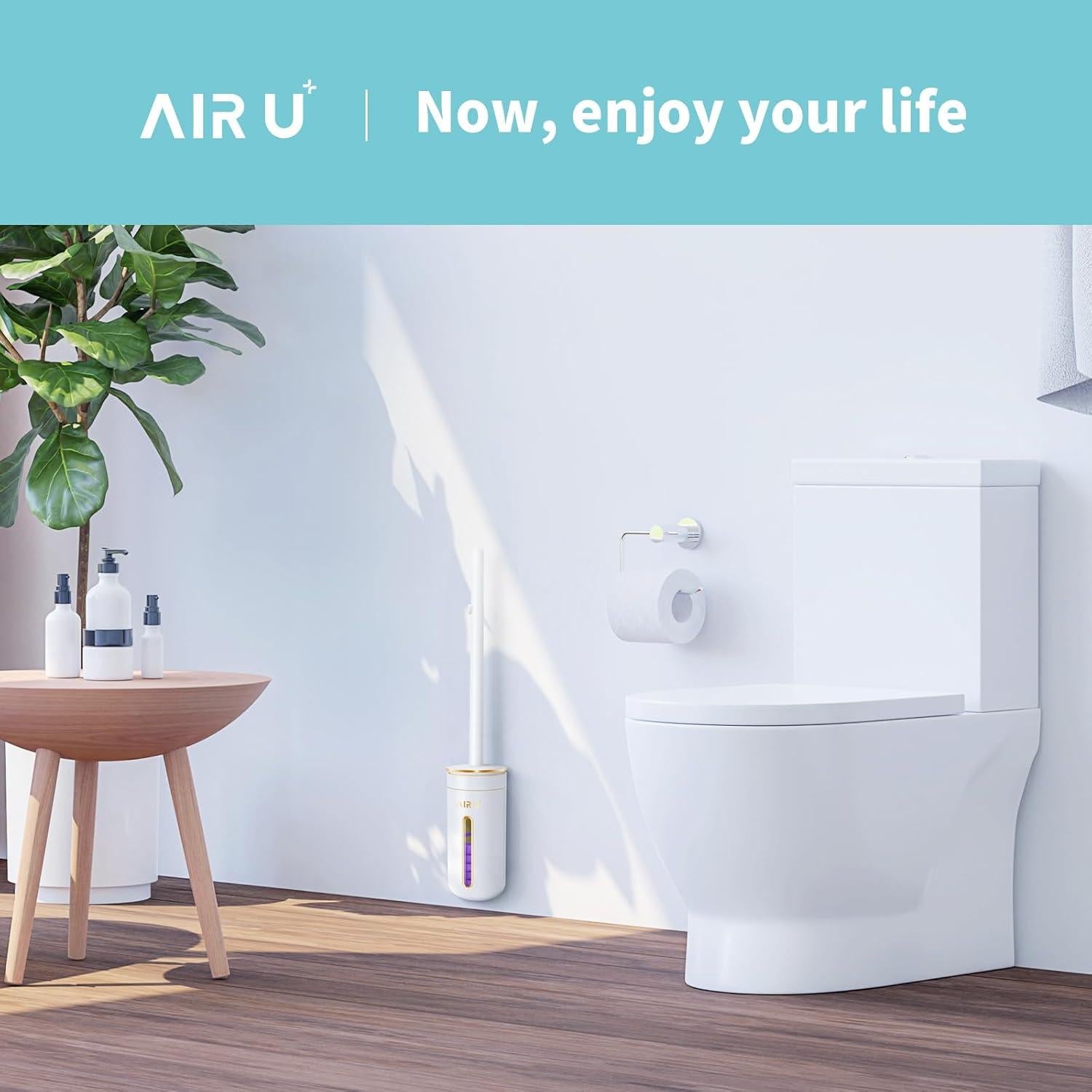 48 Recargas de Cabeza de Cepillo de Inodoro AIR U+ Púrpura