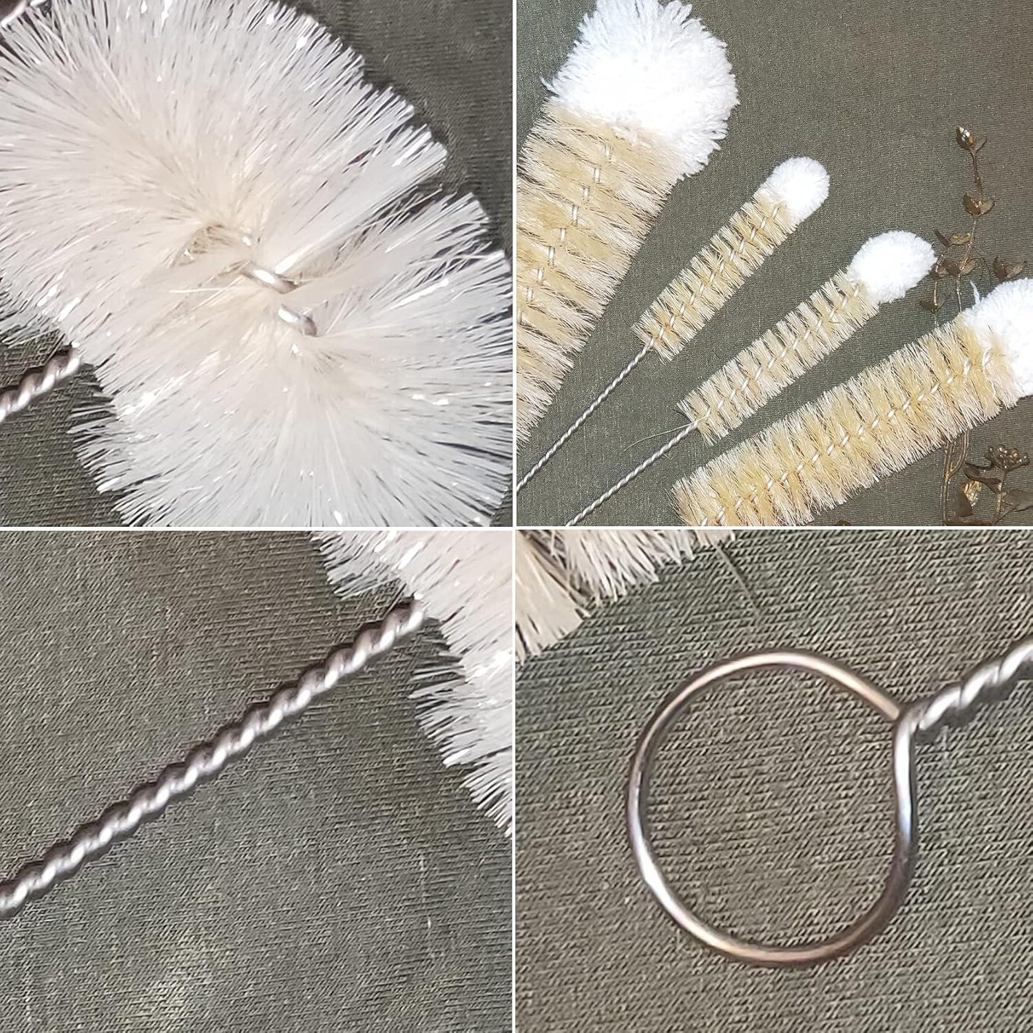 Juego de 5 cepillos de limpieza NewFerU para botellas