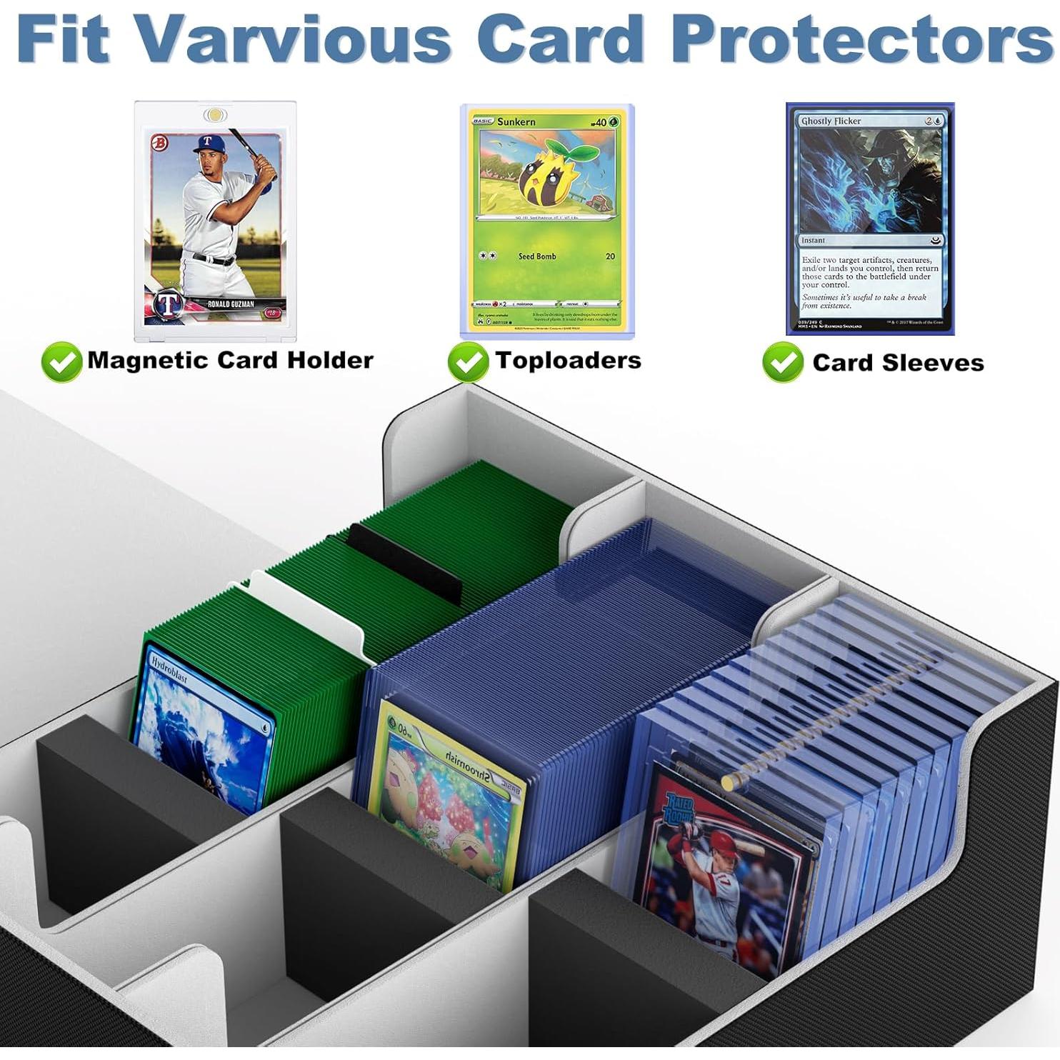 Caja de Almacenamiento de Cartas Mlikero 1800+ con Cierre Magnético