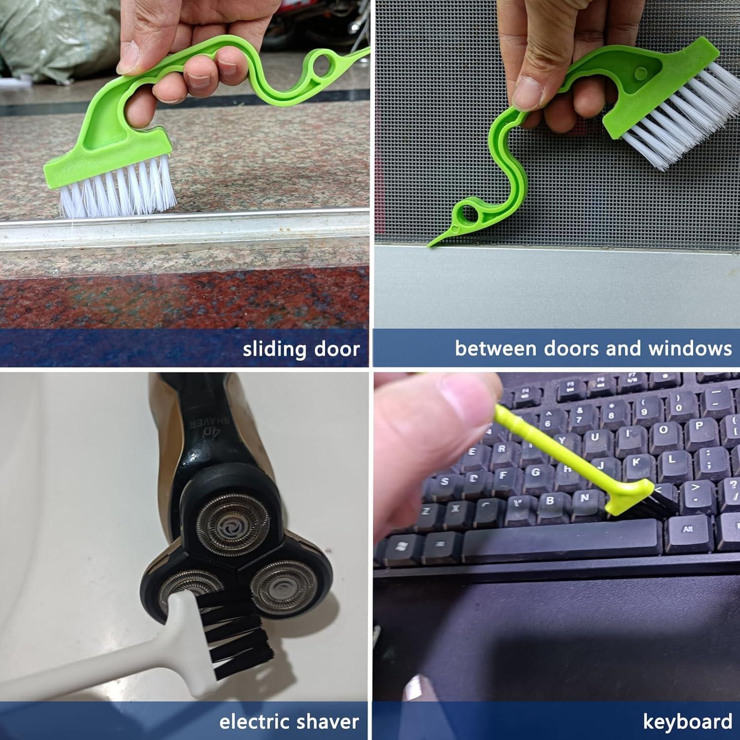 Juego de 13 Cepillos de Limpieza CRAFNEW para Ranuras y Esquinas