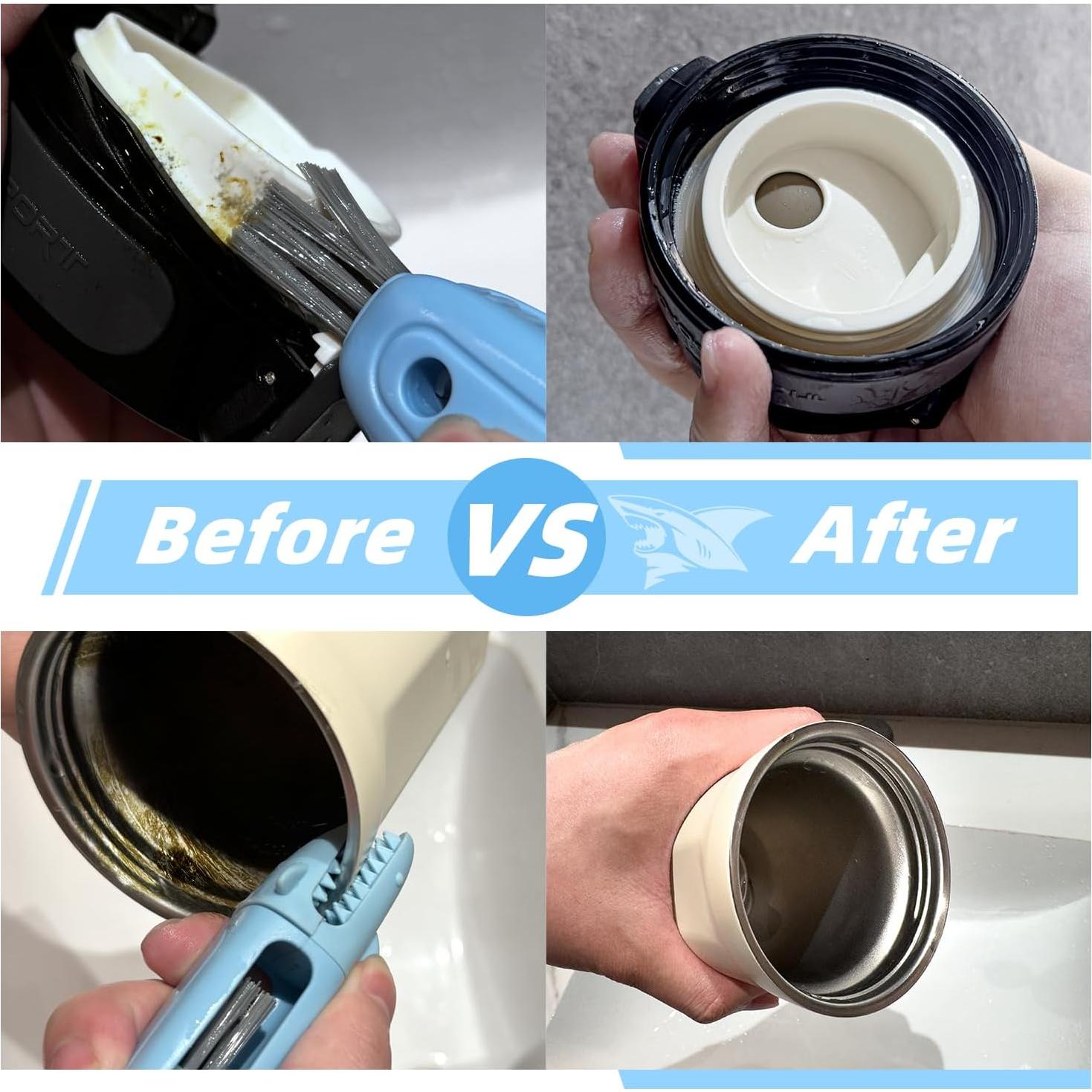 Juego de Cepillos de Limpieza TQRR 3 en 1 Multicolor