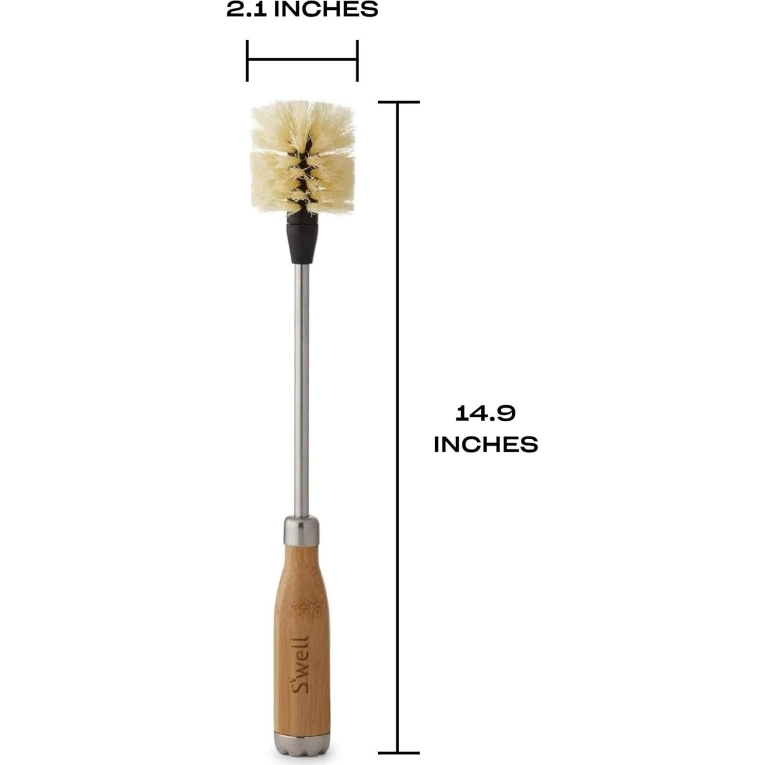 Cepillo de Limpieza S'well para Botellas - Mango de Bambú