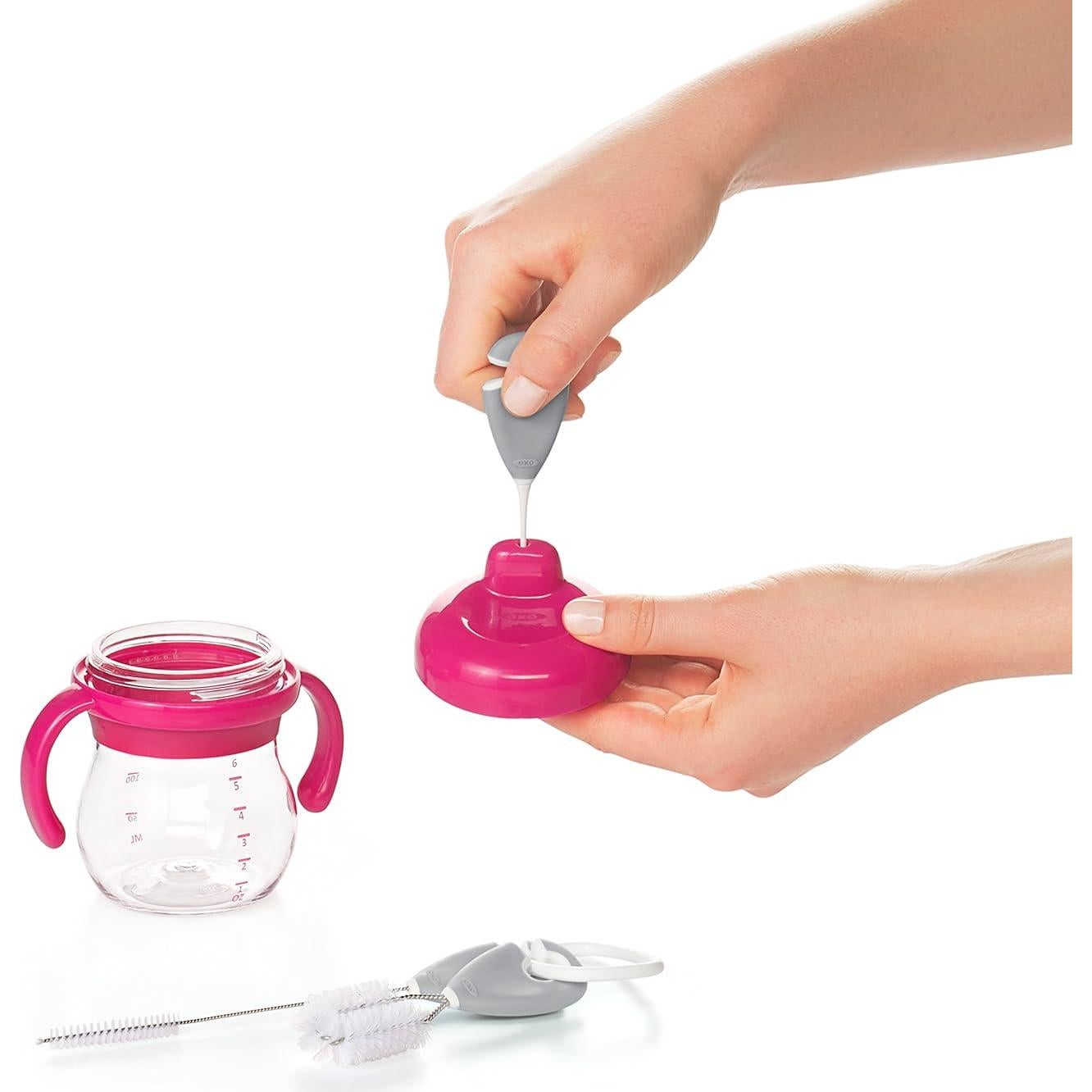 Juego de Limpieza OXO Tot para Vasos y Pajitas - Gris