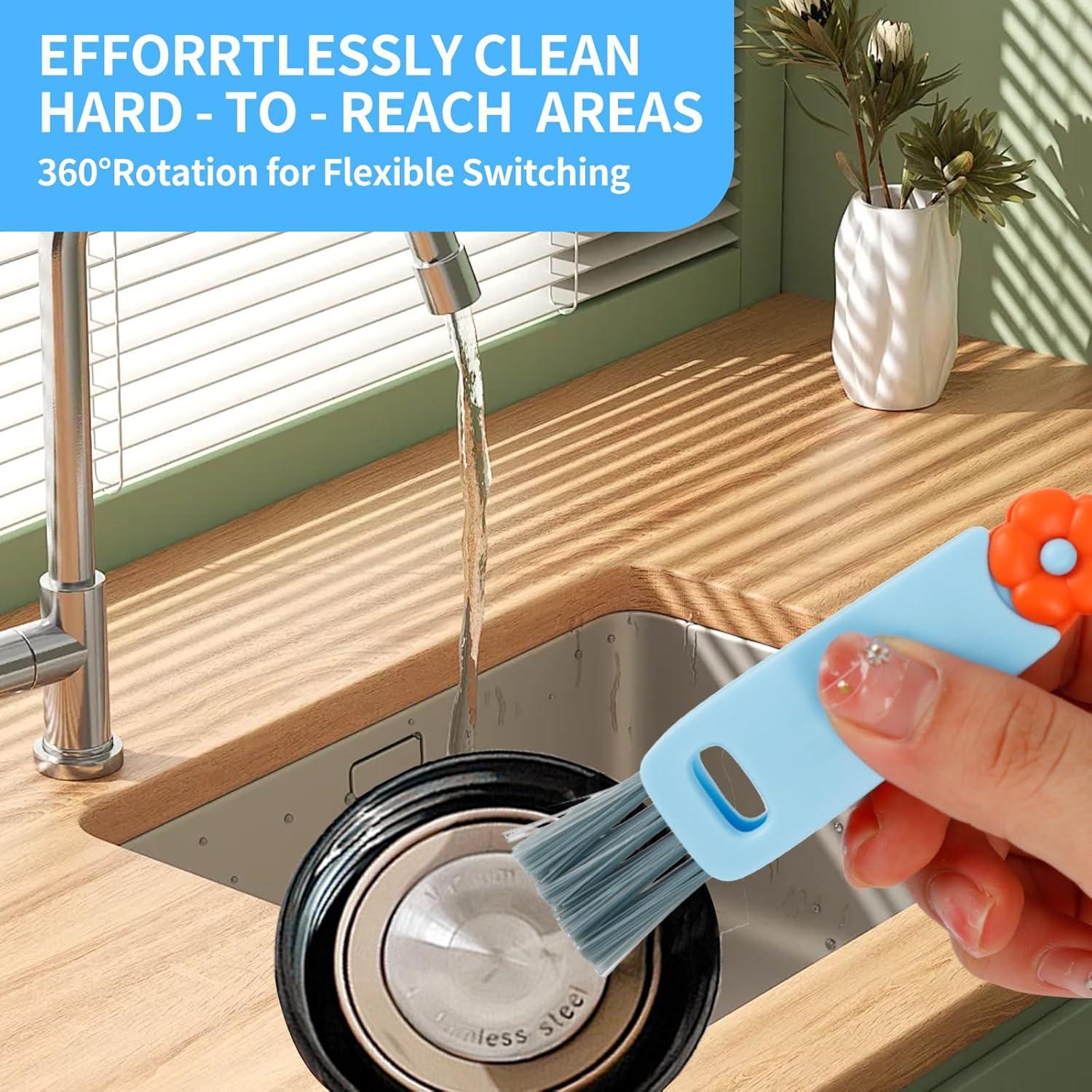 Cepillo de Tapa de Vaso Petal 3 en 1 - Genérico, Multiusos