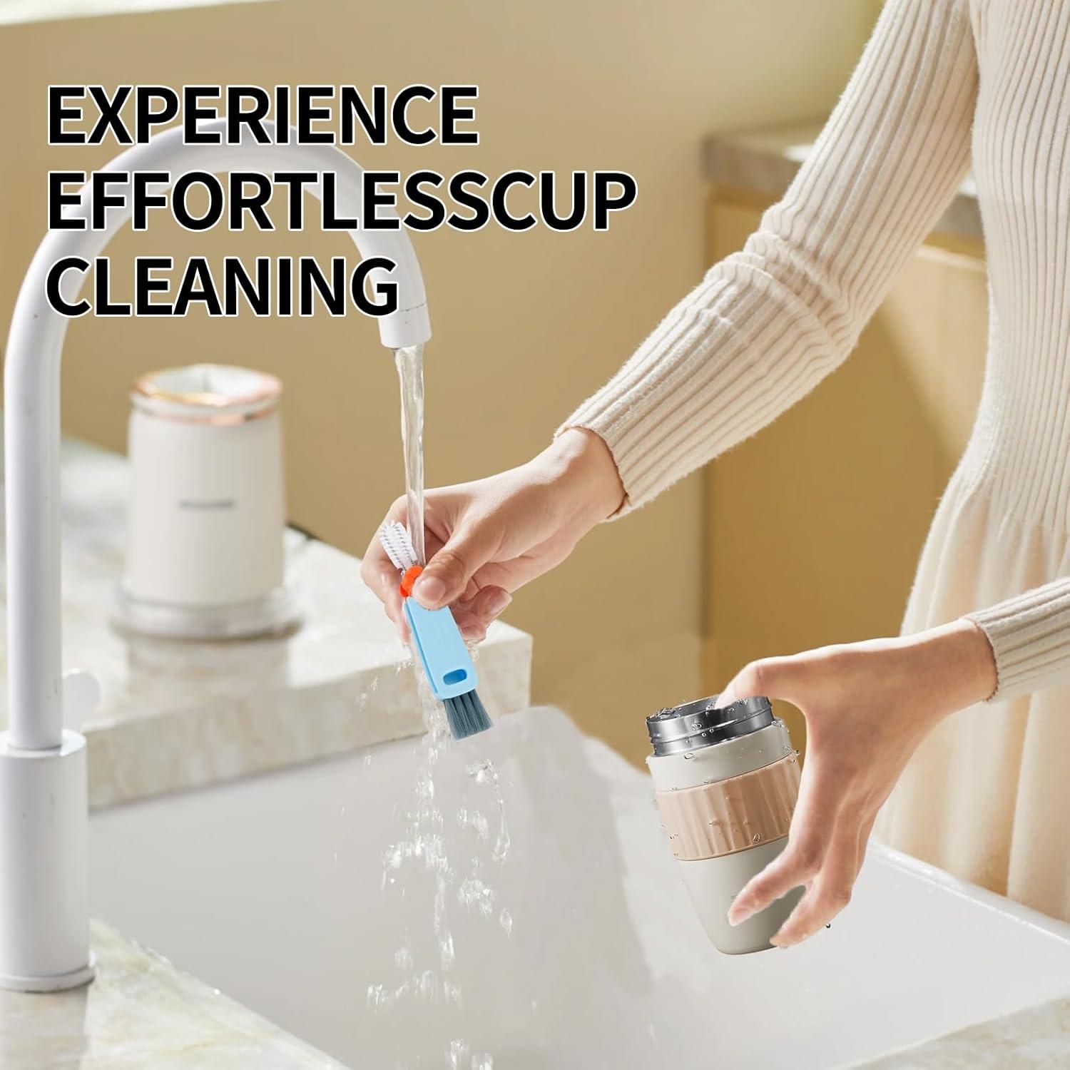 Cepillo de Tapa de Vaso Petal 3 en 1 - Genérico, Multiusos