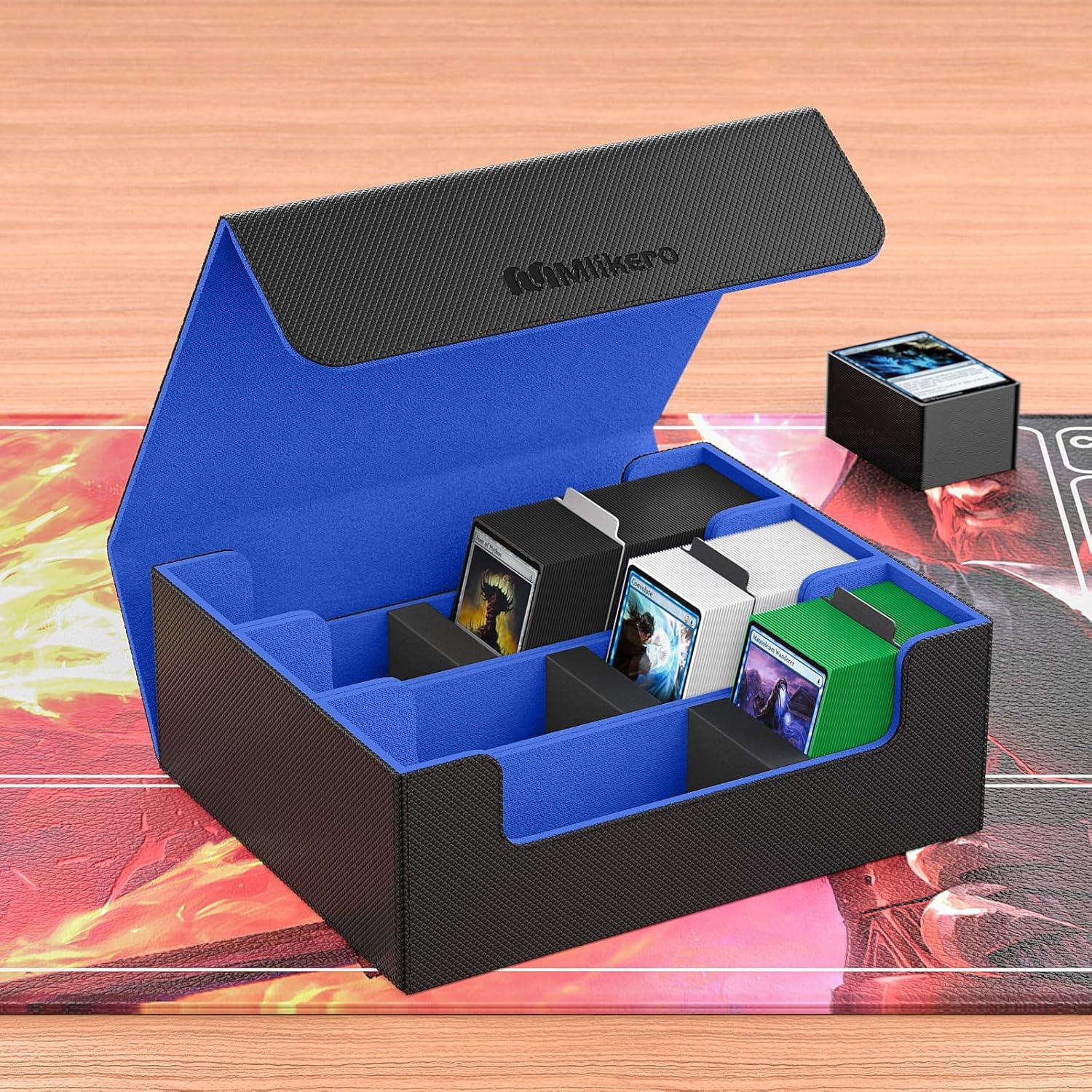 Caja de Cartas Mlikero 1800+ con Divisores y Cierre Magnético