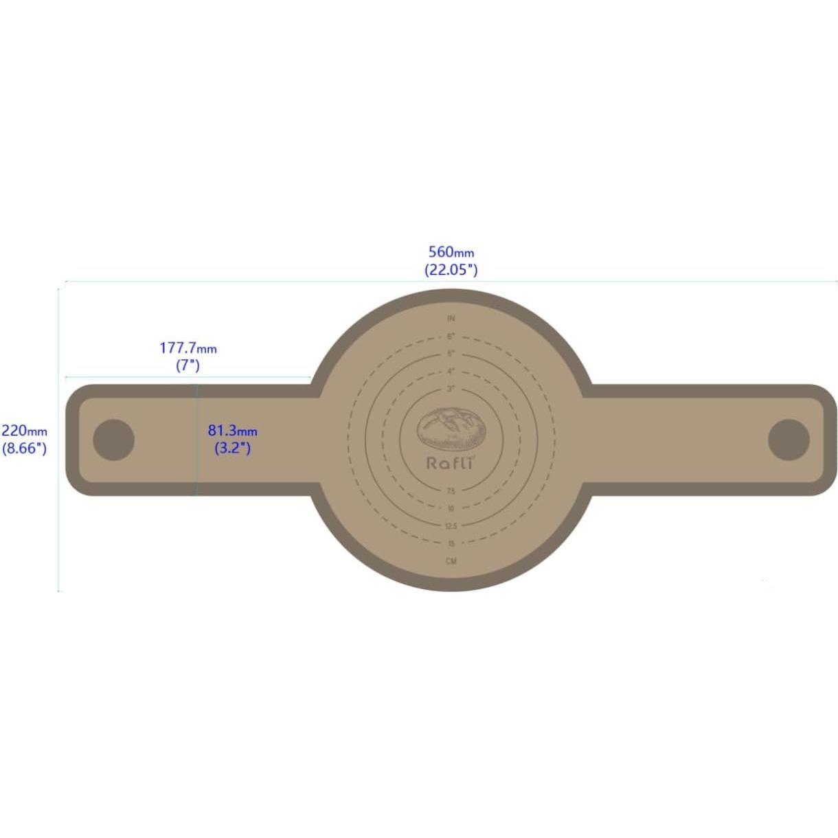 Sling de Pan de Silicona Rafli 56x22cm Antiadherente + Bolsa
