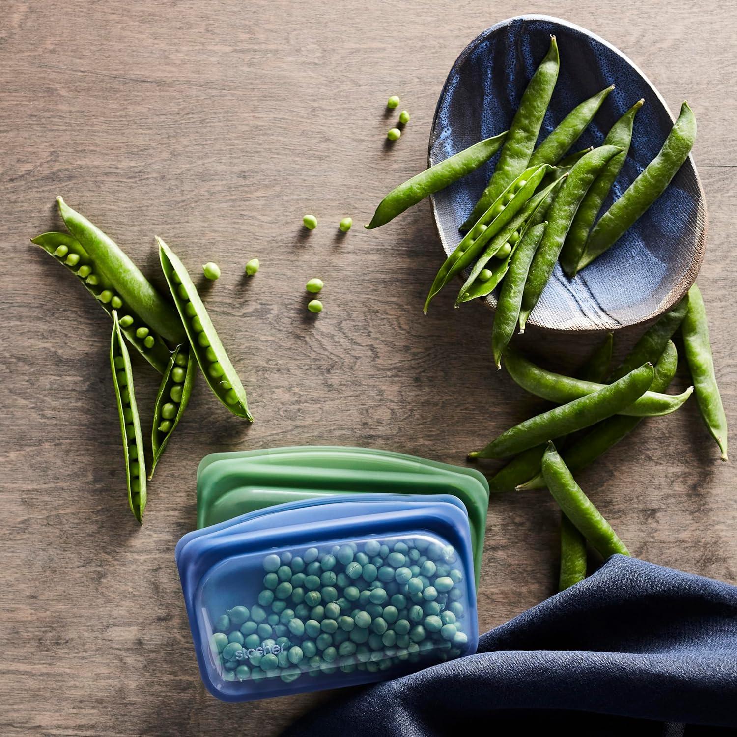 Bolsa de Almacenamiento Reutilizable Stasher 12 Oz Océano Profundo