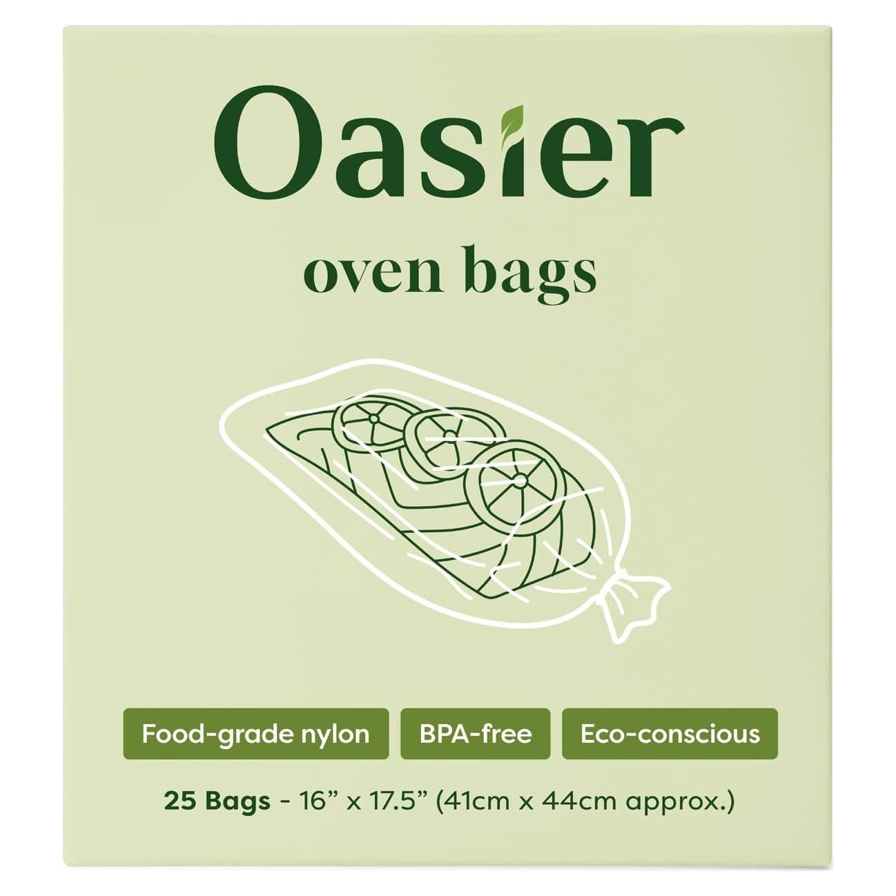 Bolsas para horno Oasier 25 unidades 40.64x44.45 cm