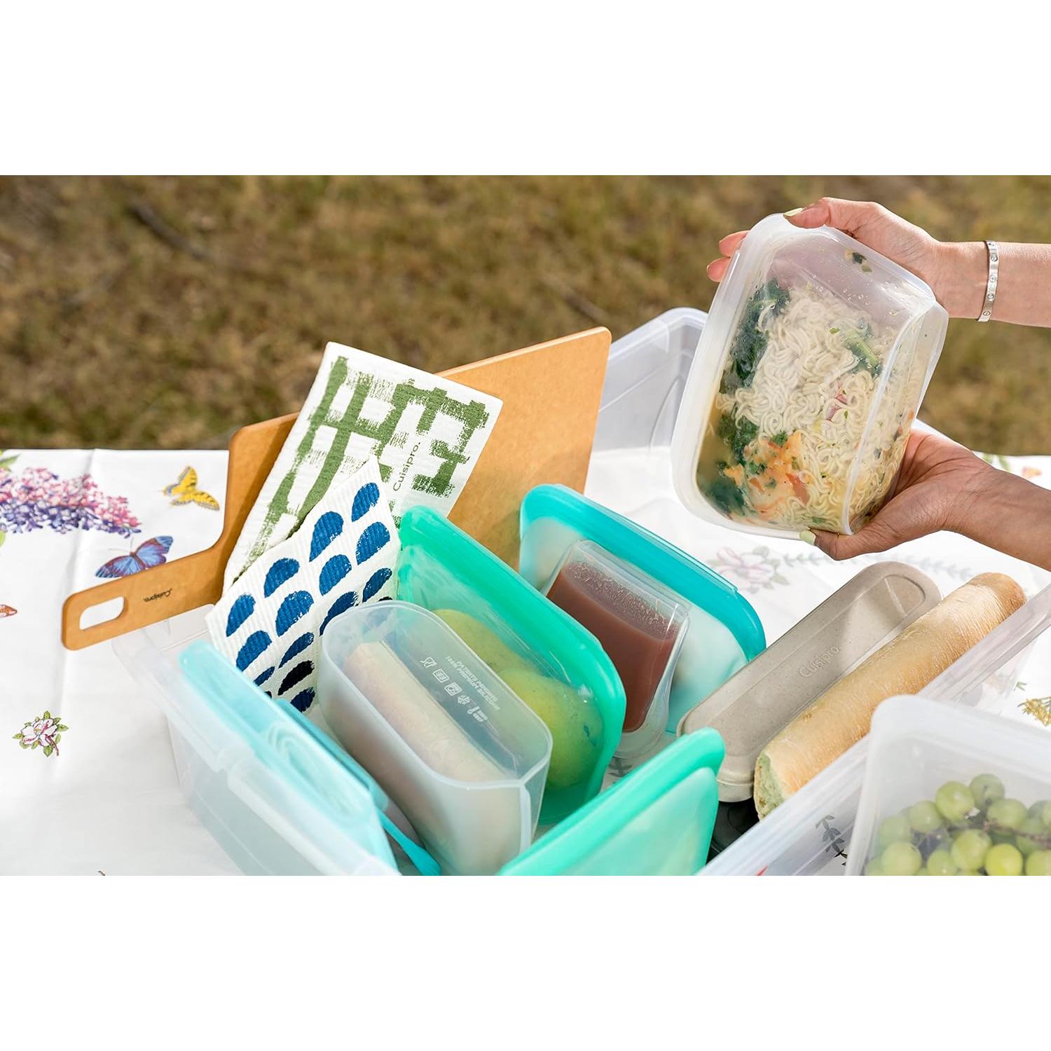 Bolsa de Silicona Reutilizable Cuisipro 1.24L Transparente