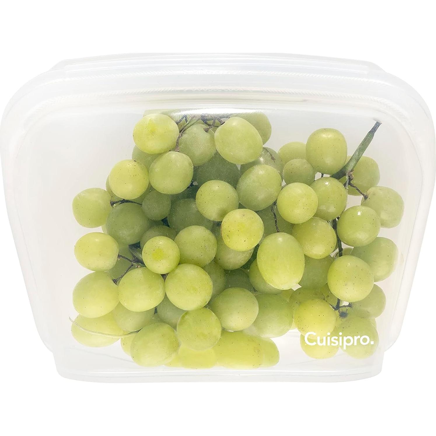 Bolsa de Silicona Reutilizable Cuisipro 1.24L Transparente