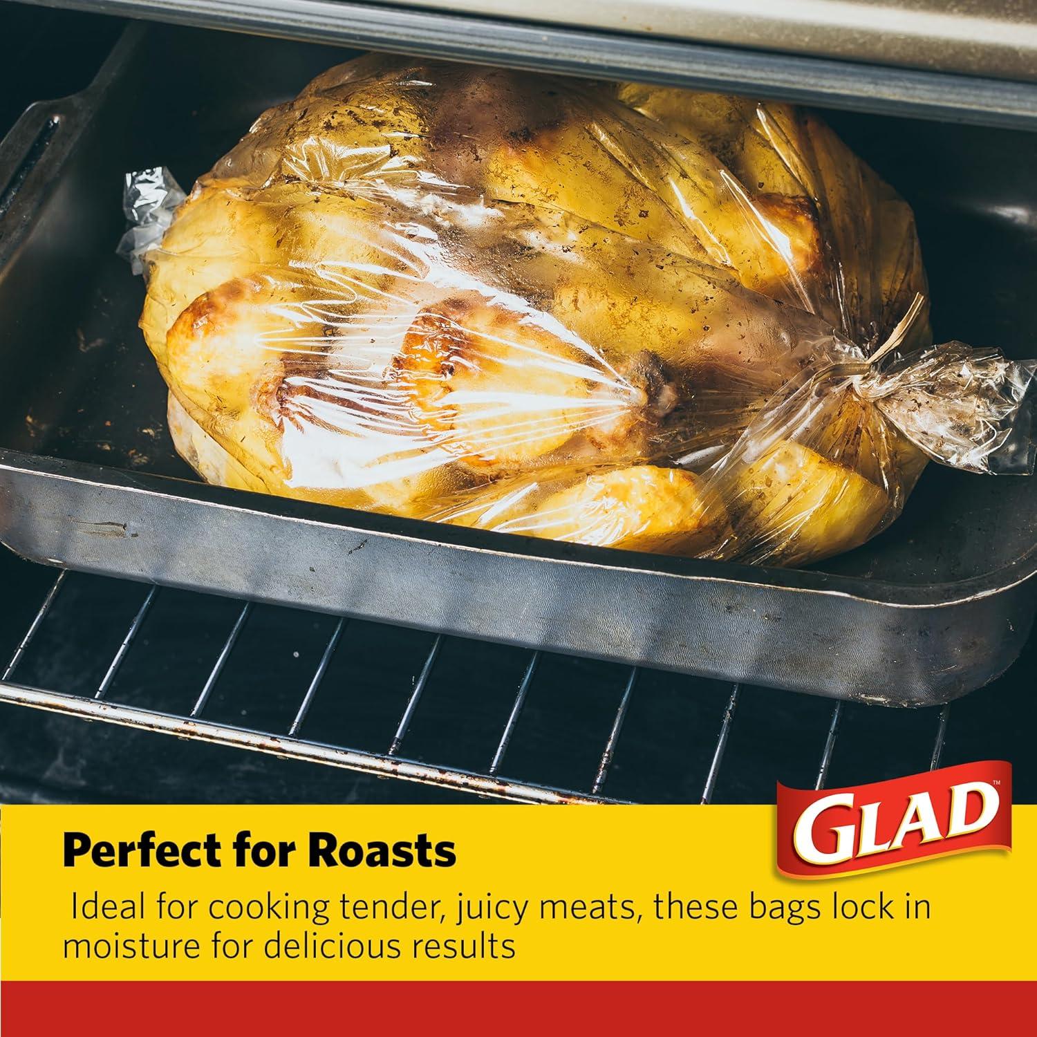 Bolsas de Horno Grande Glad - 40.6 x 44.5 cm - 5 Unidades