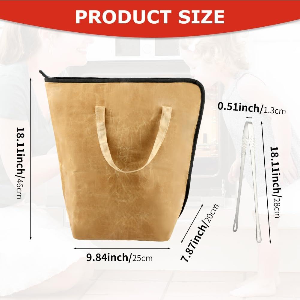 Manta BBQ LOQJSS con manoplas y pinzas, 46x25x20cm