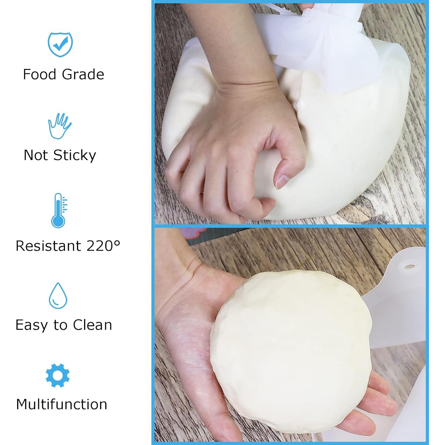 Bolsa de Amasar de Silicona XoYoZo 3000ml para Pan y Pastelería