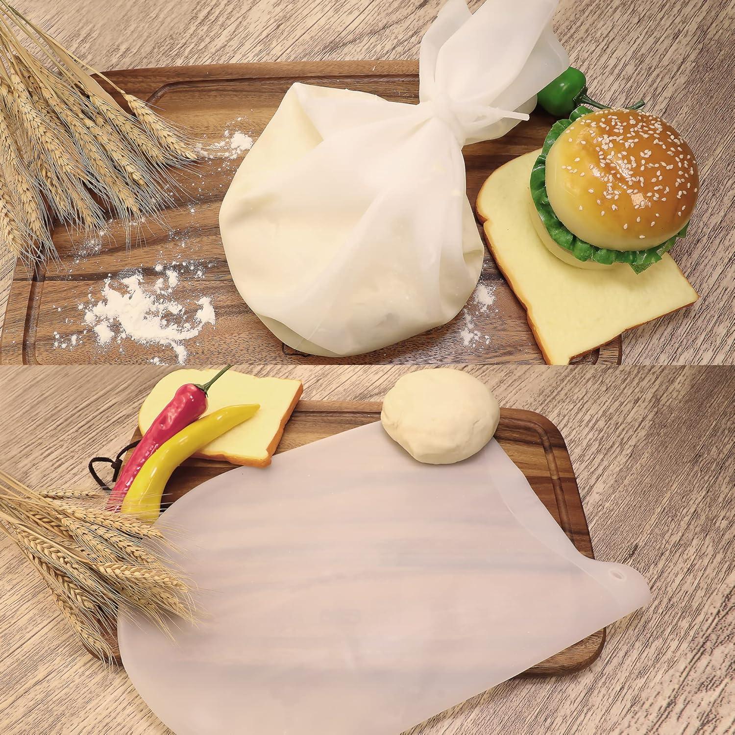 Bolsa de Amasar de Silicona XoYoZo 3000ml para Pan y Pastelería