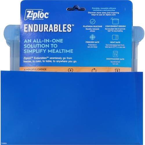 Bolsas de Silicona Reutilizables Ziploc Endurables Medianas 4 Pzas