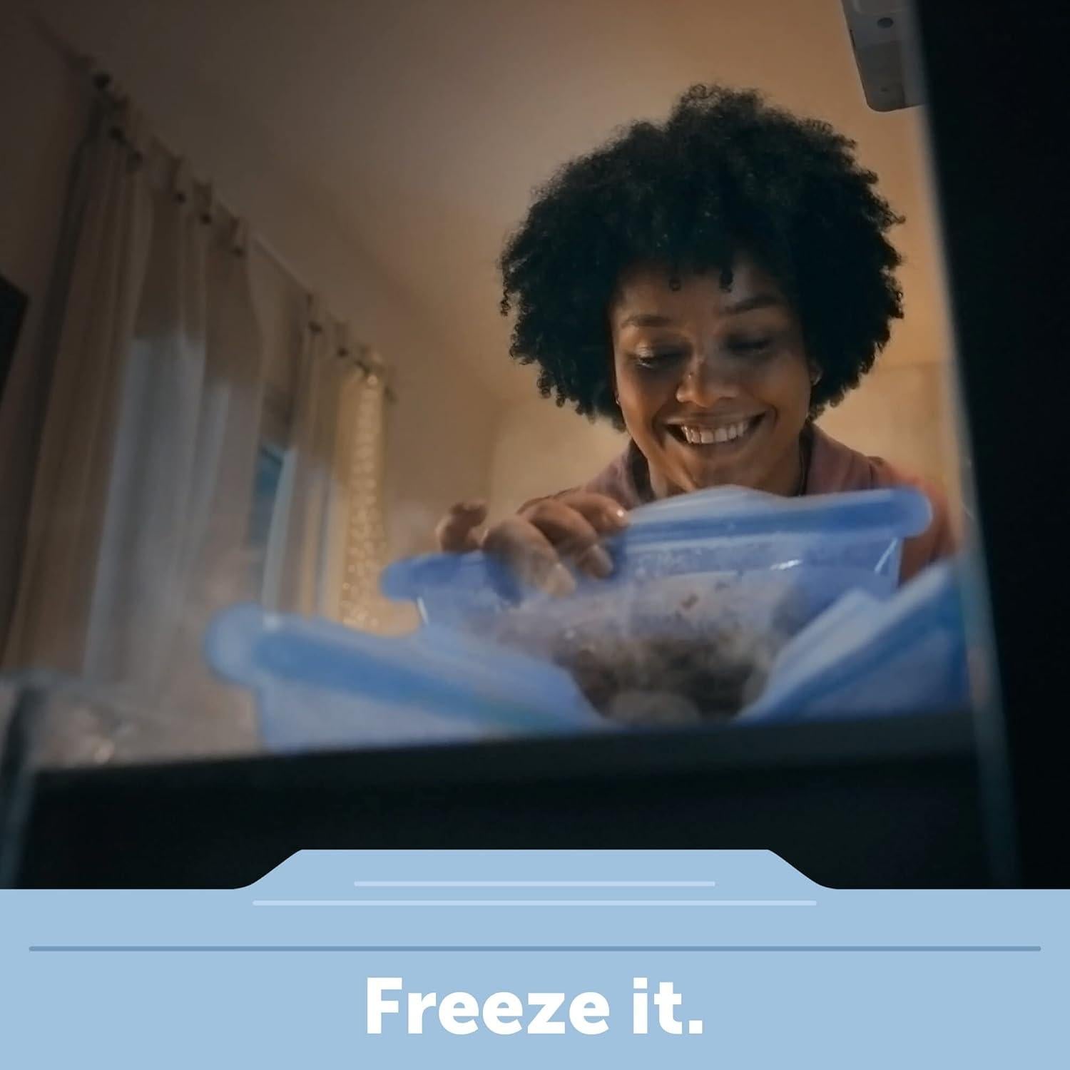 Bolsas de Silicona Reutilizables Ziploc Endurables Medianas 4 Pzas