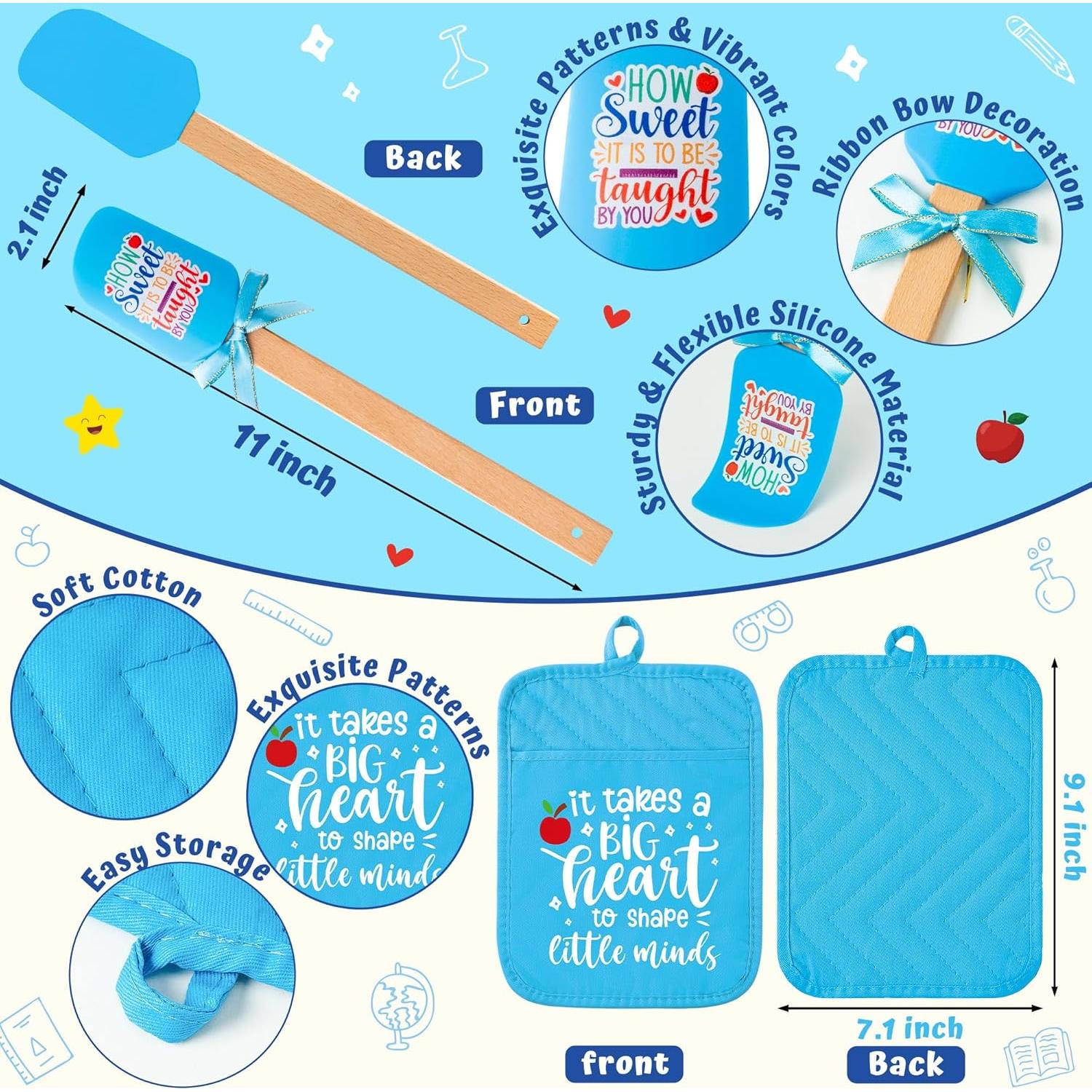 Set de Regalo para Maestros R HORSE - Manopla y Espátula Azul