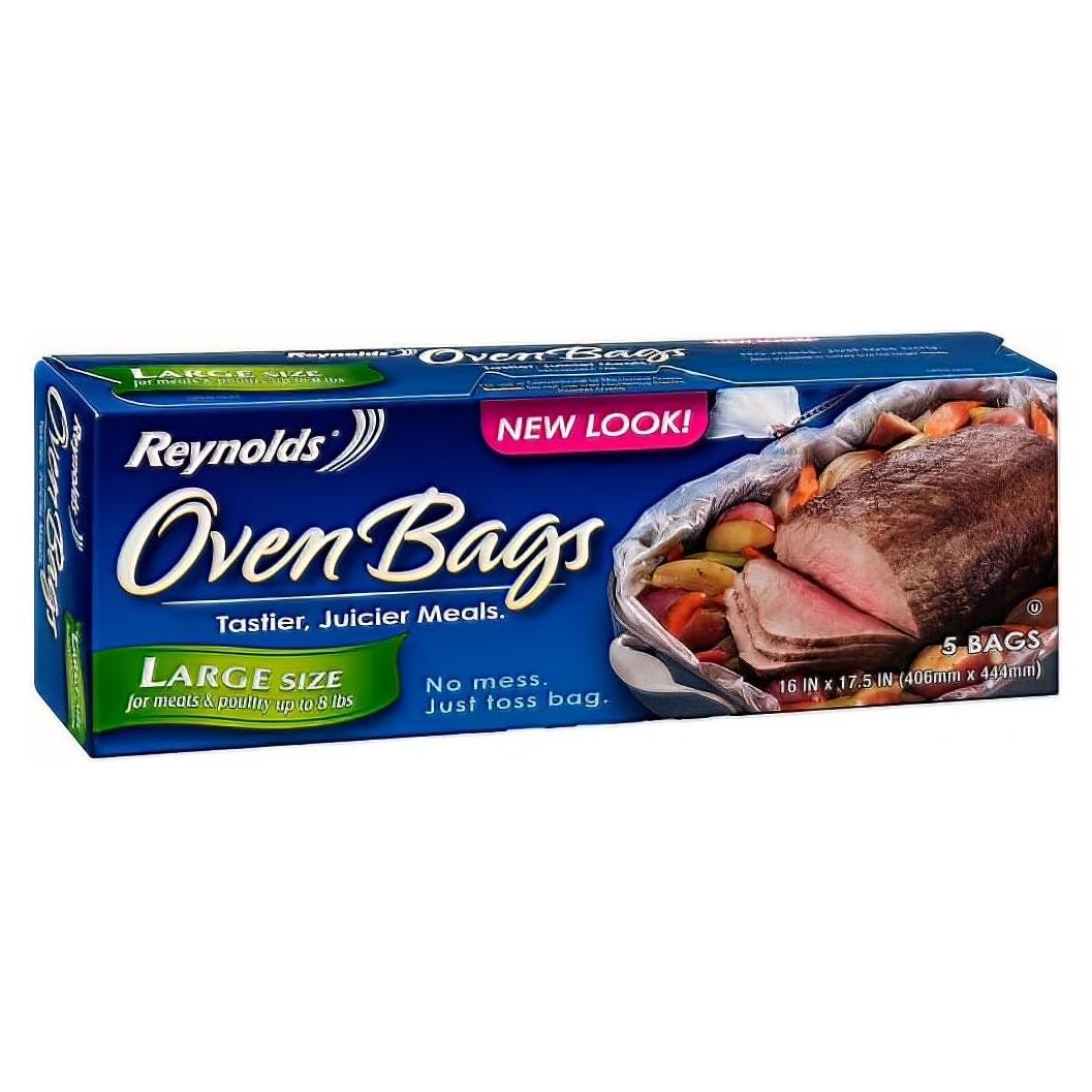 Bolsas para Horno Reynolds 5 Unidades 40.6x44.5 cm