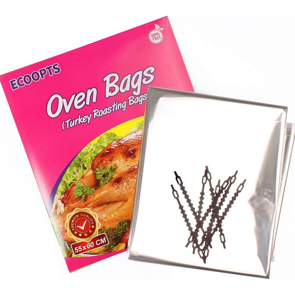 Bolsas para Horno ECOOPTS Tamaño Grande 10 Unidades 55x60 cm