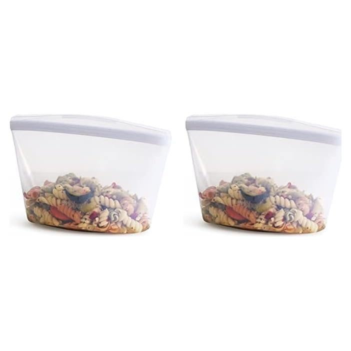 Bolsa de Almacenamiento de Silicona Stasher 4 Tazas - Paquete de 2