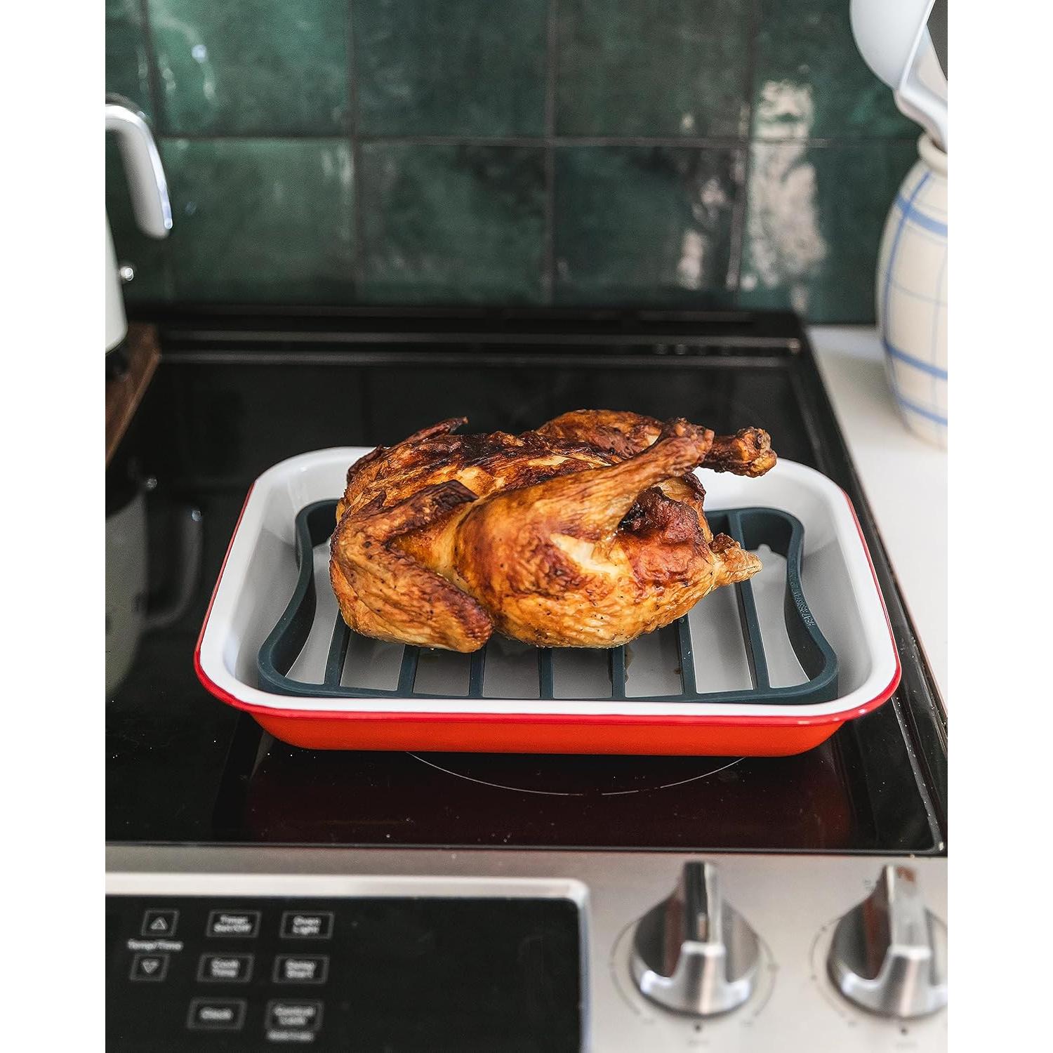 Estantes de Asar de Silicona La Cocina de Silicona 2 Piezas