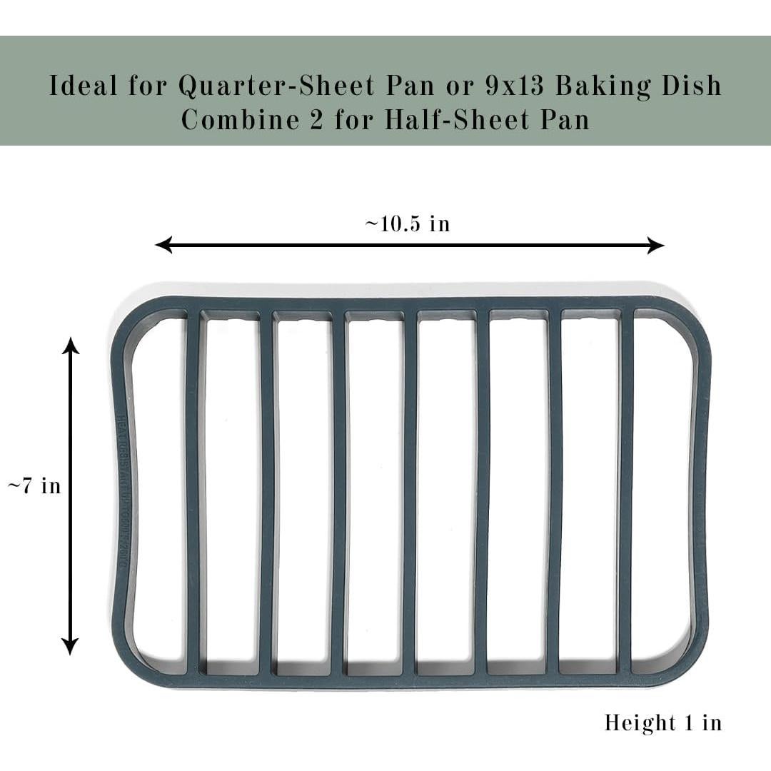 Estantes de Asar de Silicona La Cocina de Silicona 2 Piezas