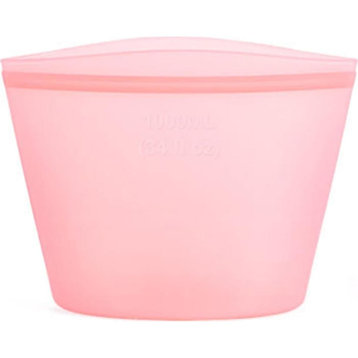 Bolsa de Almacenamiento de Alimentos UDIYO 500ml Silicona Rosa